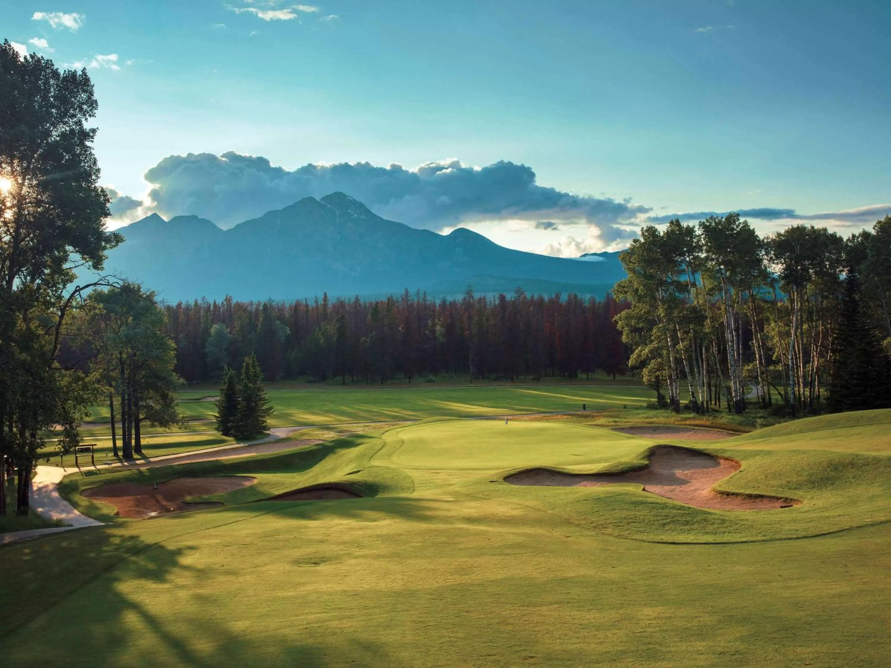 On site in Fairmont Jasper Park Lodge