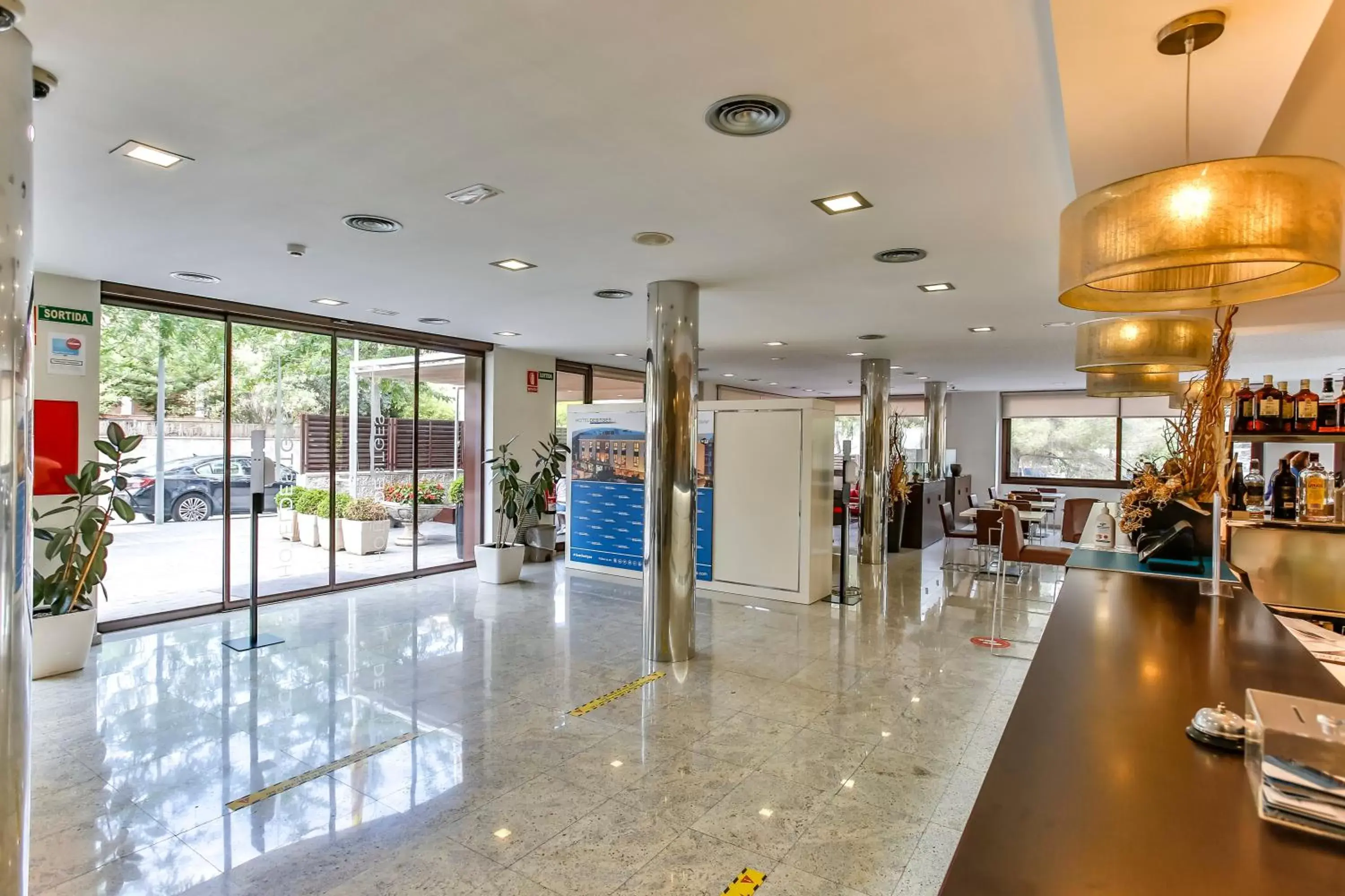 Lobby or reception, Fitness Center/Facilities in Hotel Desitges