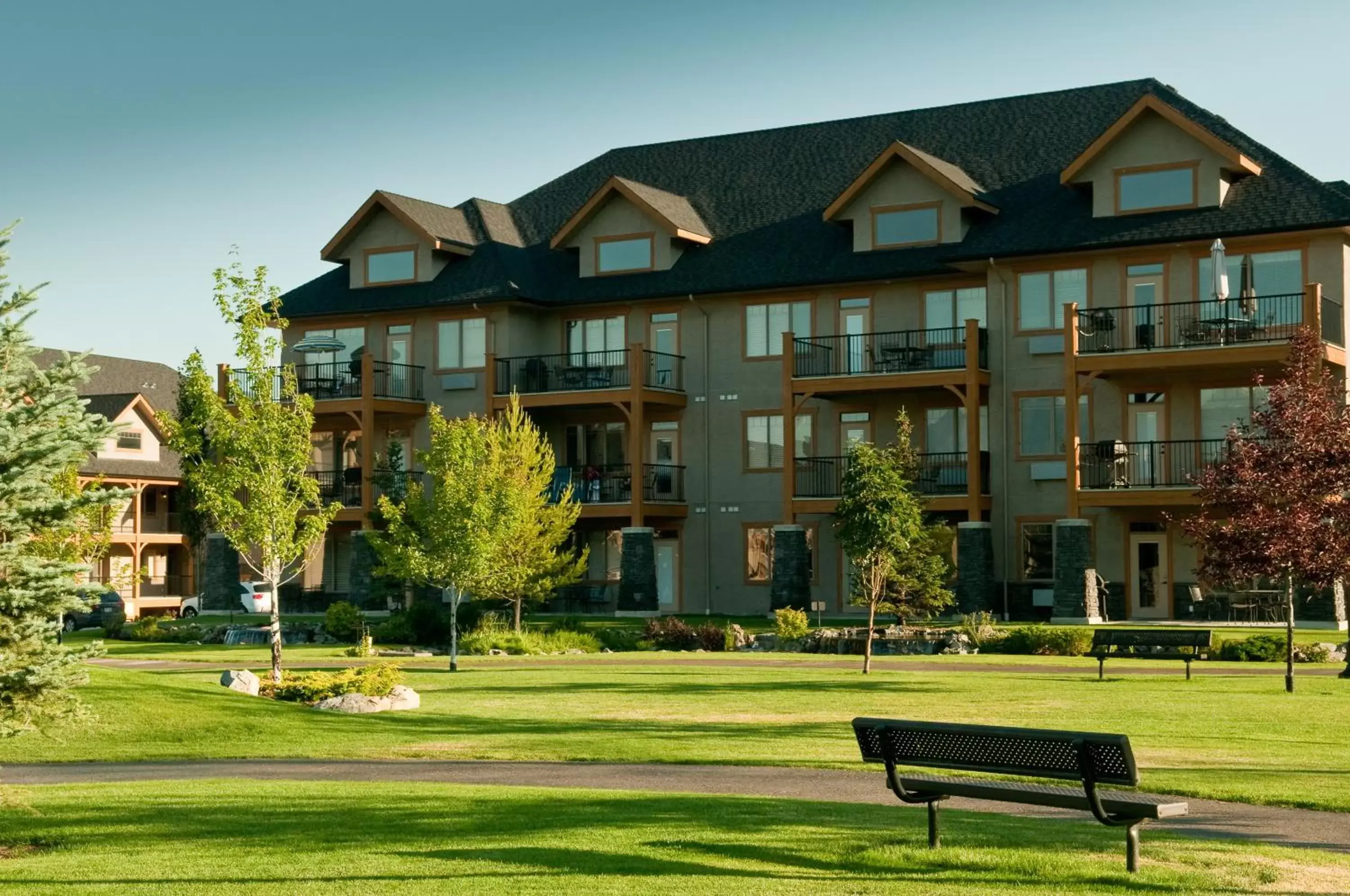 Facade/entrance, Property Building in Bighorn Meadows Resort