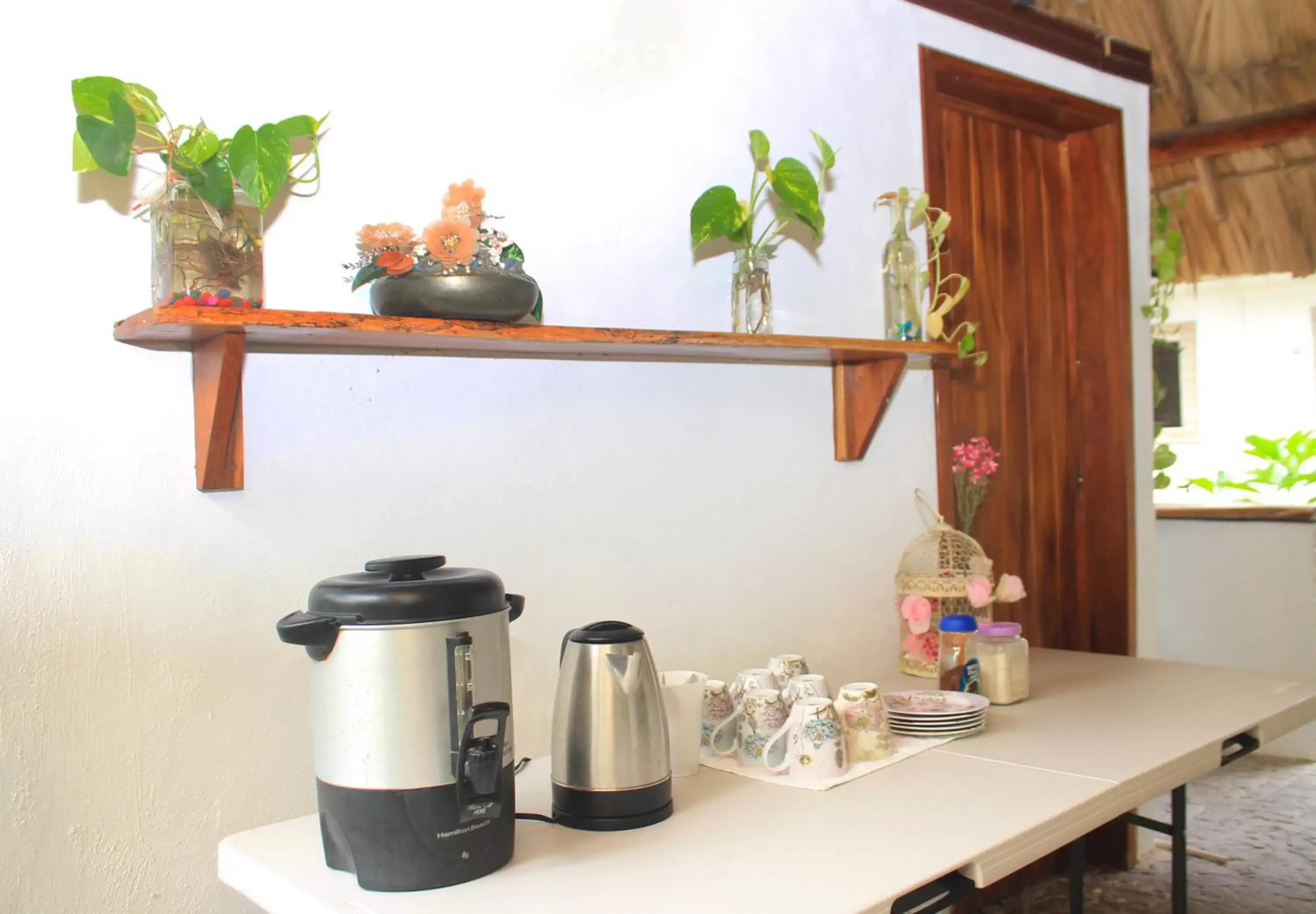 Coffee/tea facilities in Hotel Pancho Villas Bacalar Vista a Laguna