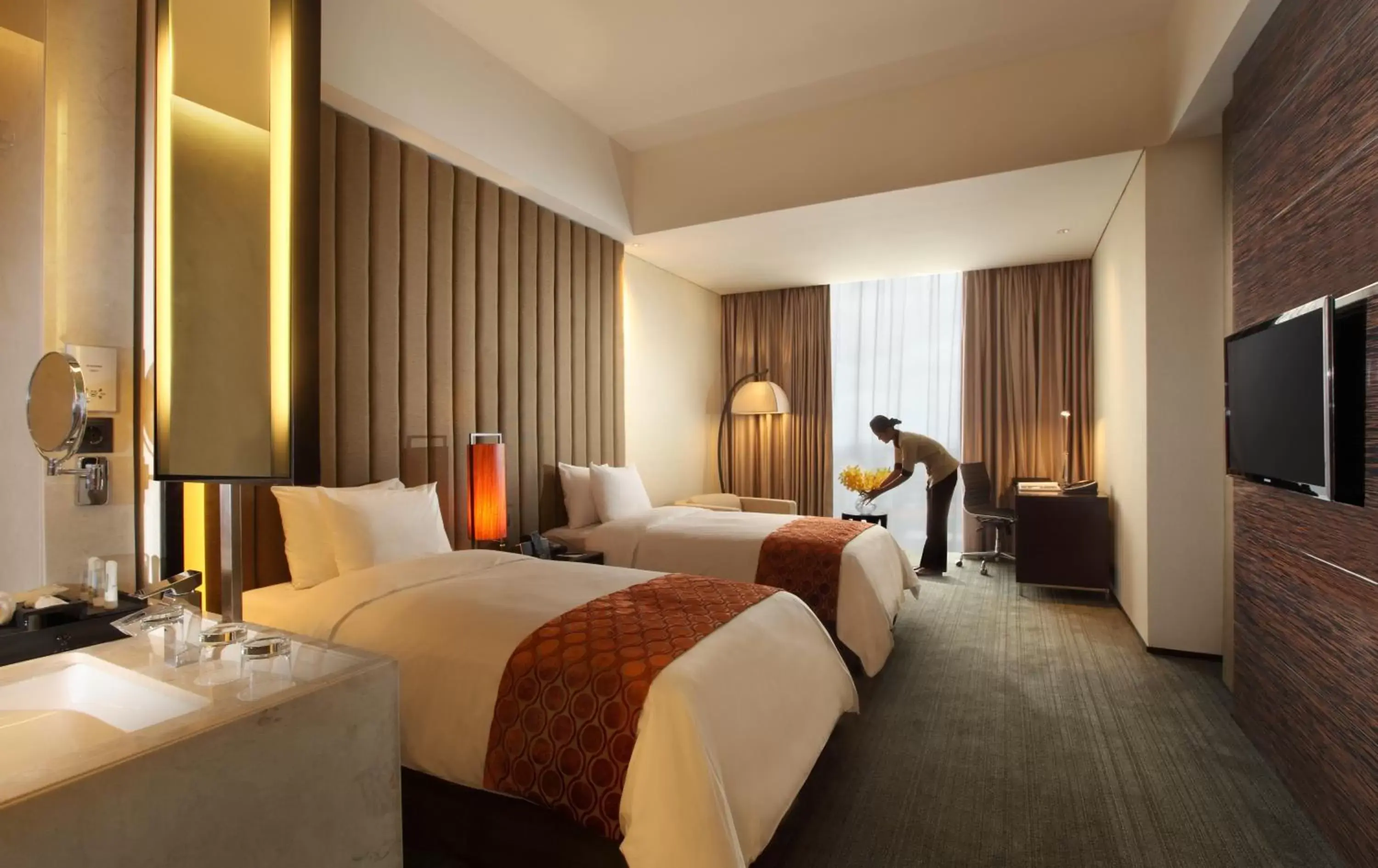 Bedroom in PO Hotel Semarang
