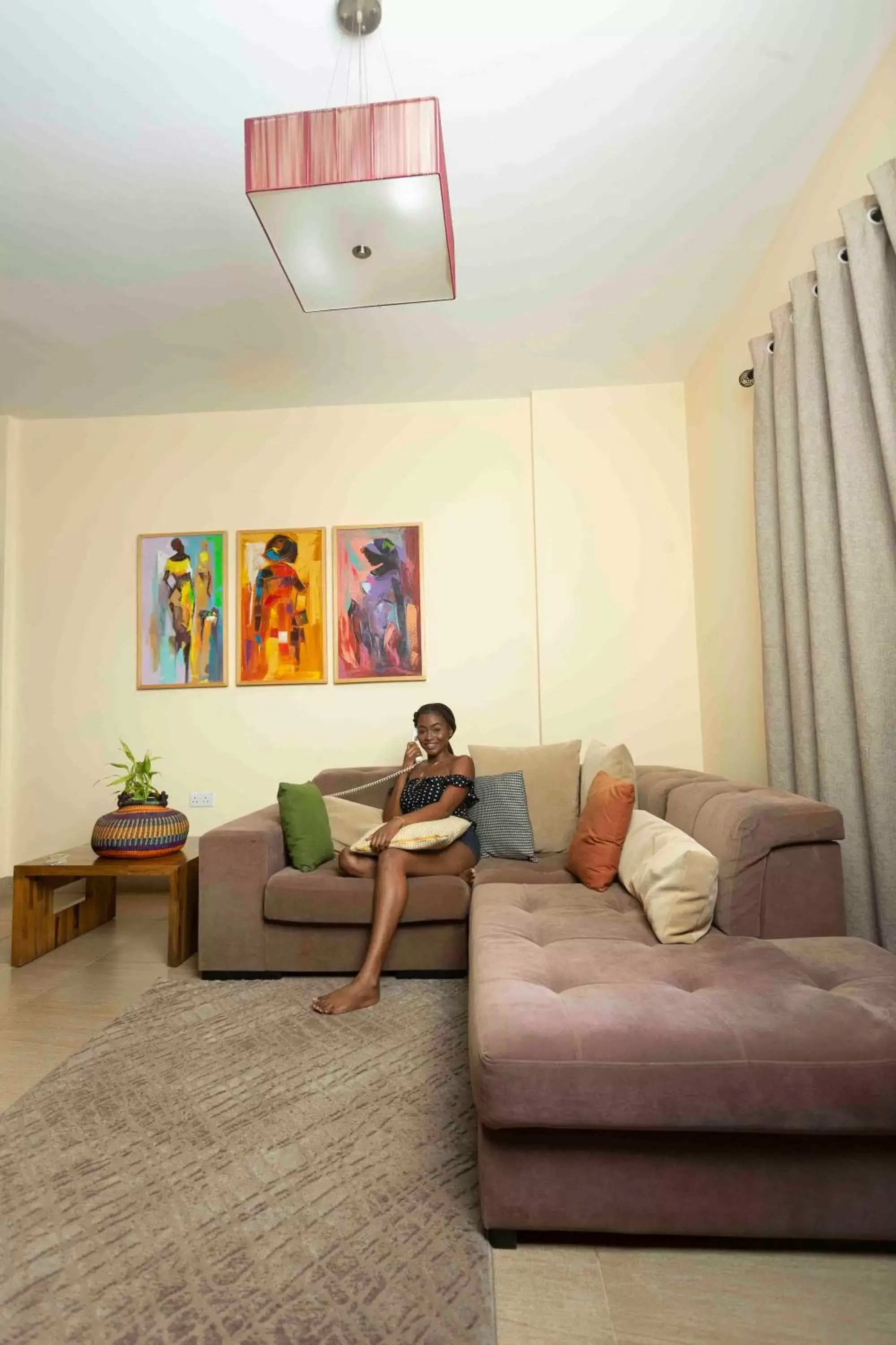 Seating Area in Roots Apartment Hotel