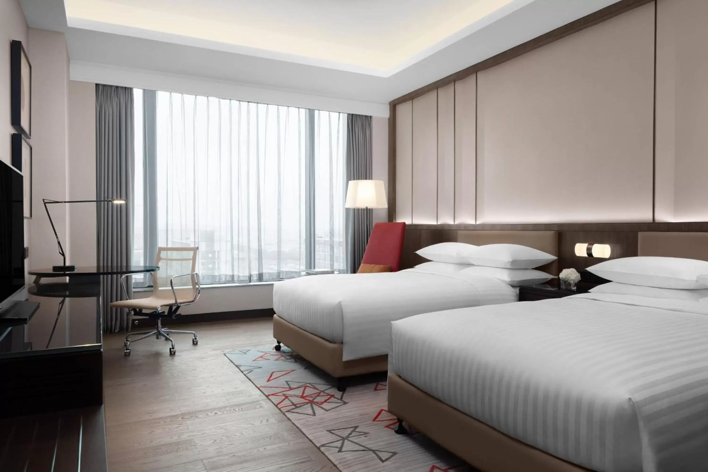 Photo of the whole room, Bed in Courtyard by Marriott Suzhou Mudu