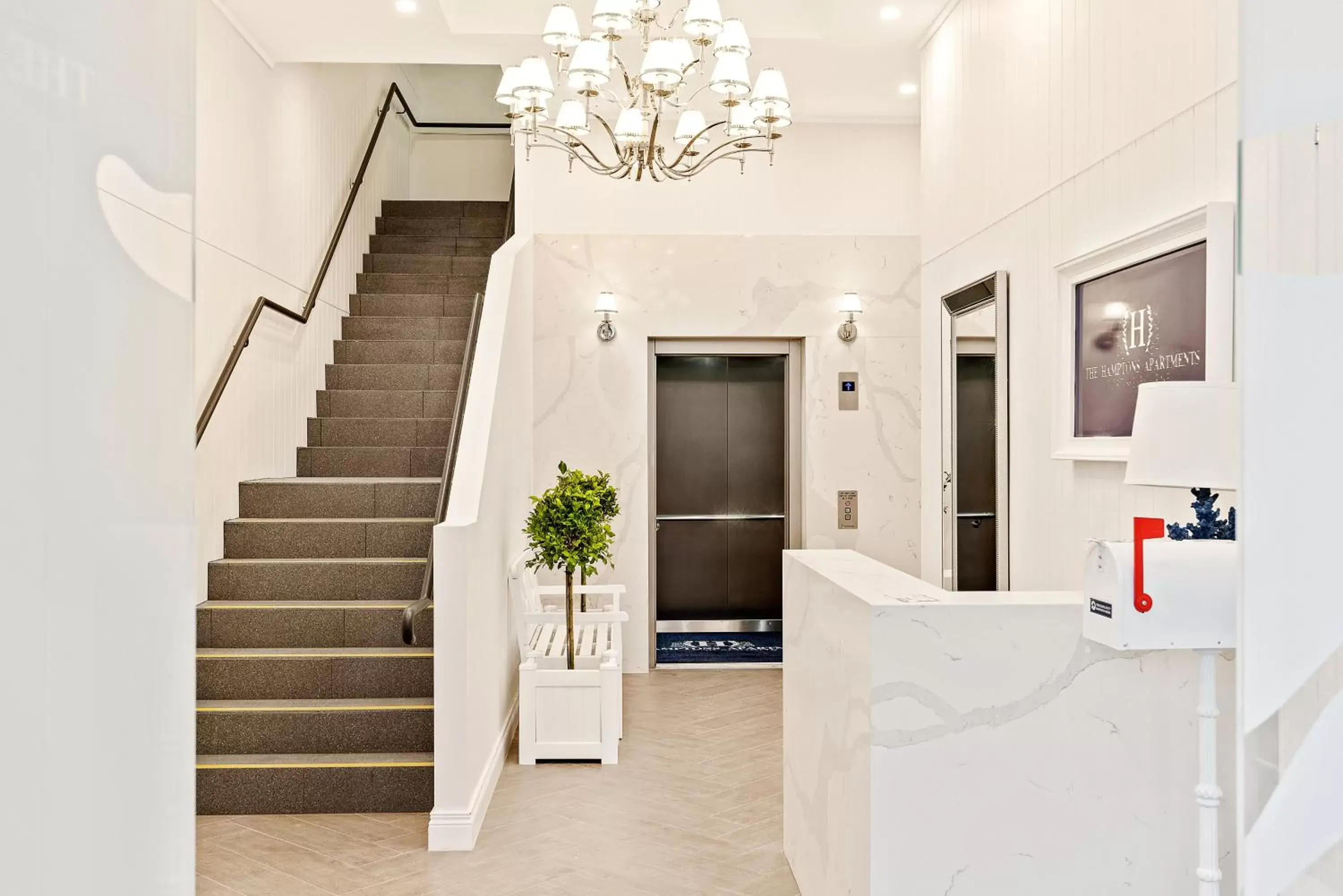 Lobby or reception, Lobby/Reception in The Hamptons Apartments - Port Melbourne
