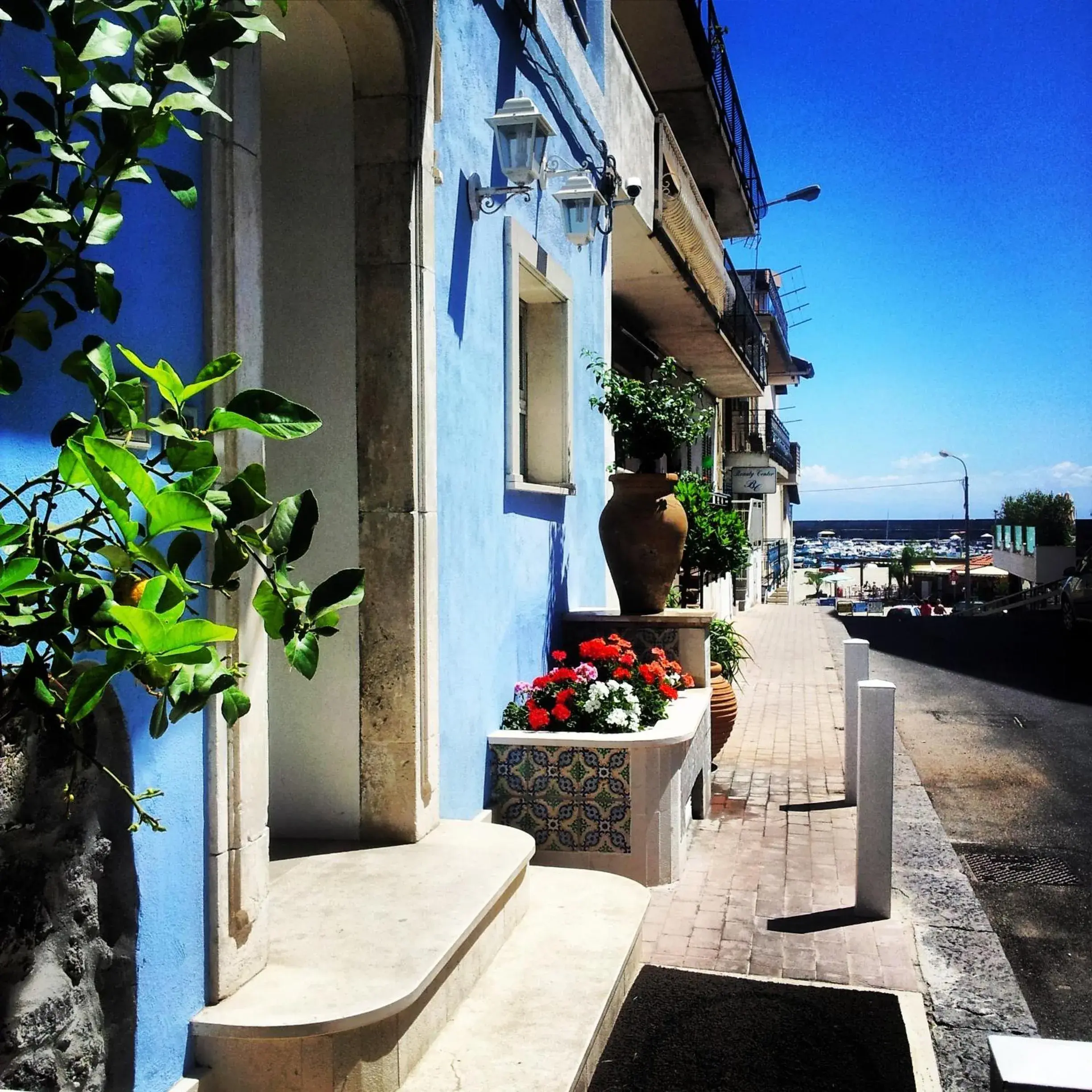 Facade/entrance in Hotel Villa Nefele