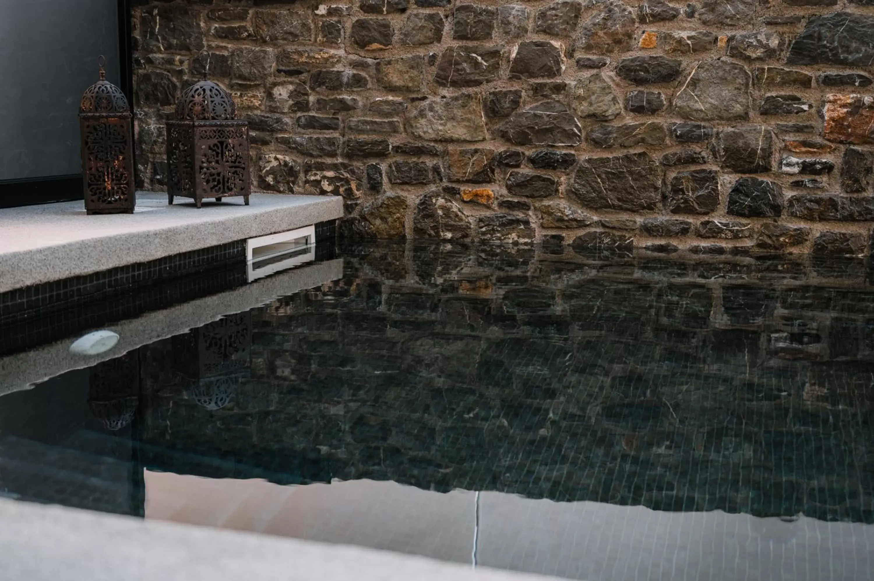 Swimming pool, Bathroom in Opal Executive Suites