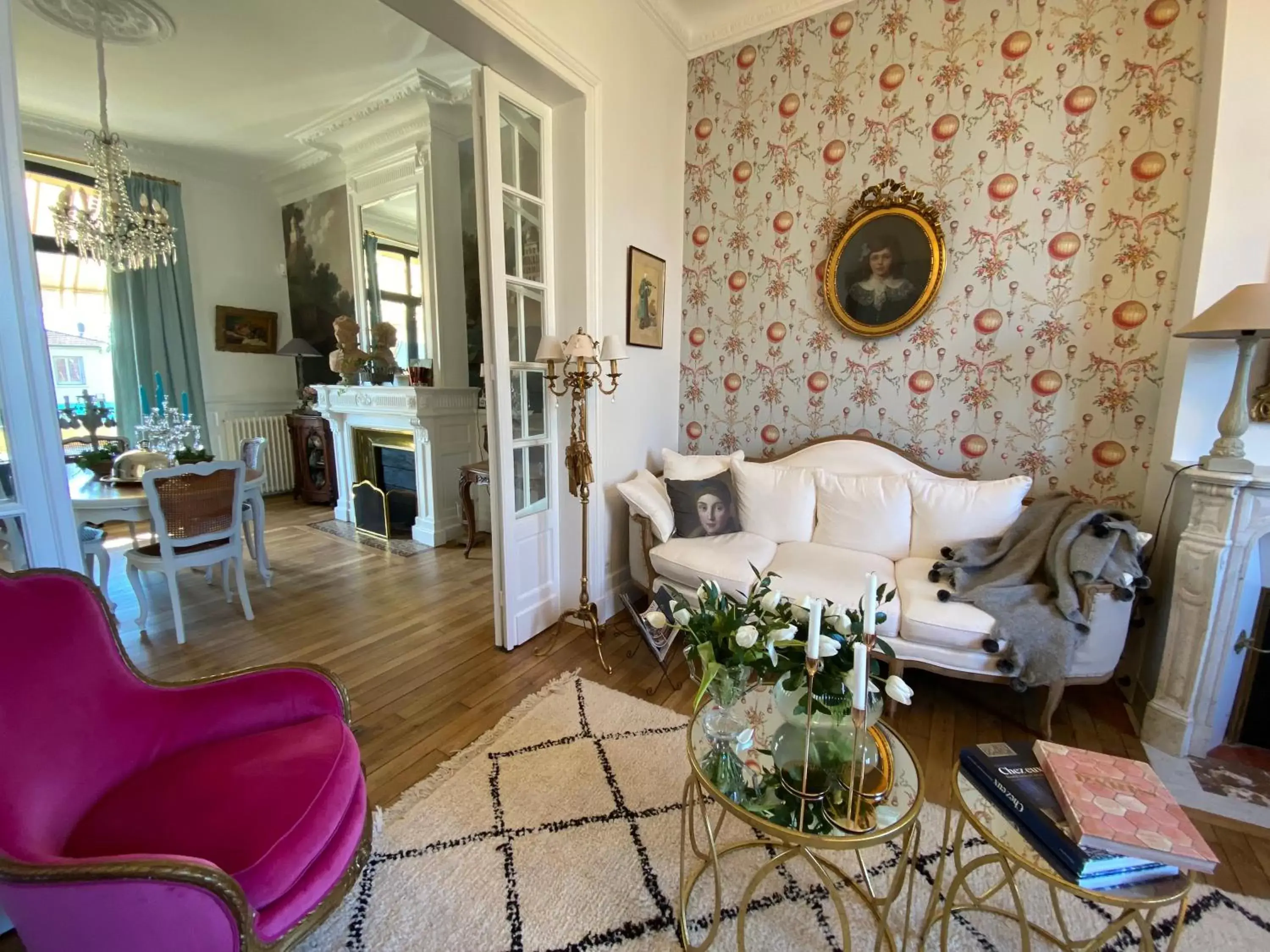 Living room in Villa Aristide
