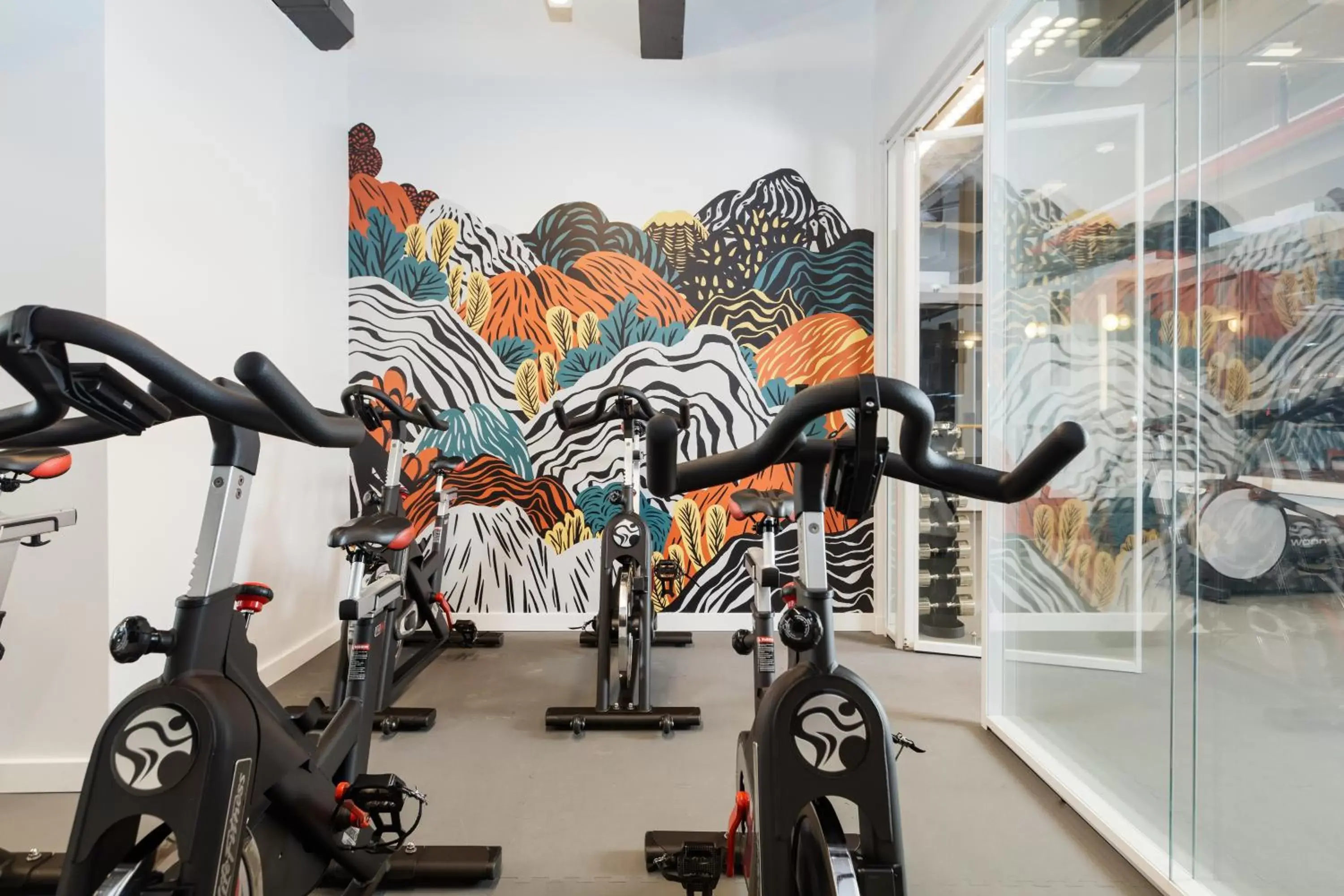 Fitness centre/facilities, Fitness Center/Facilities in Placemakr Wall Street