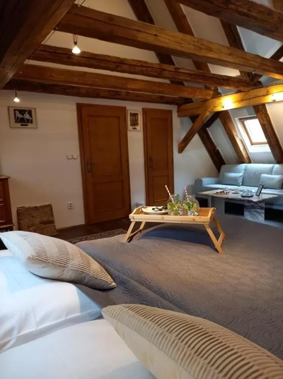 Bed in Hotel Svambersky dum