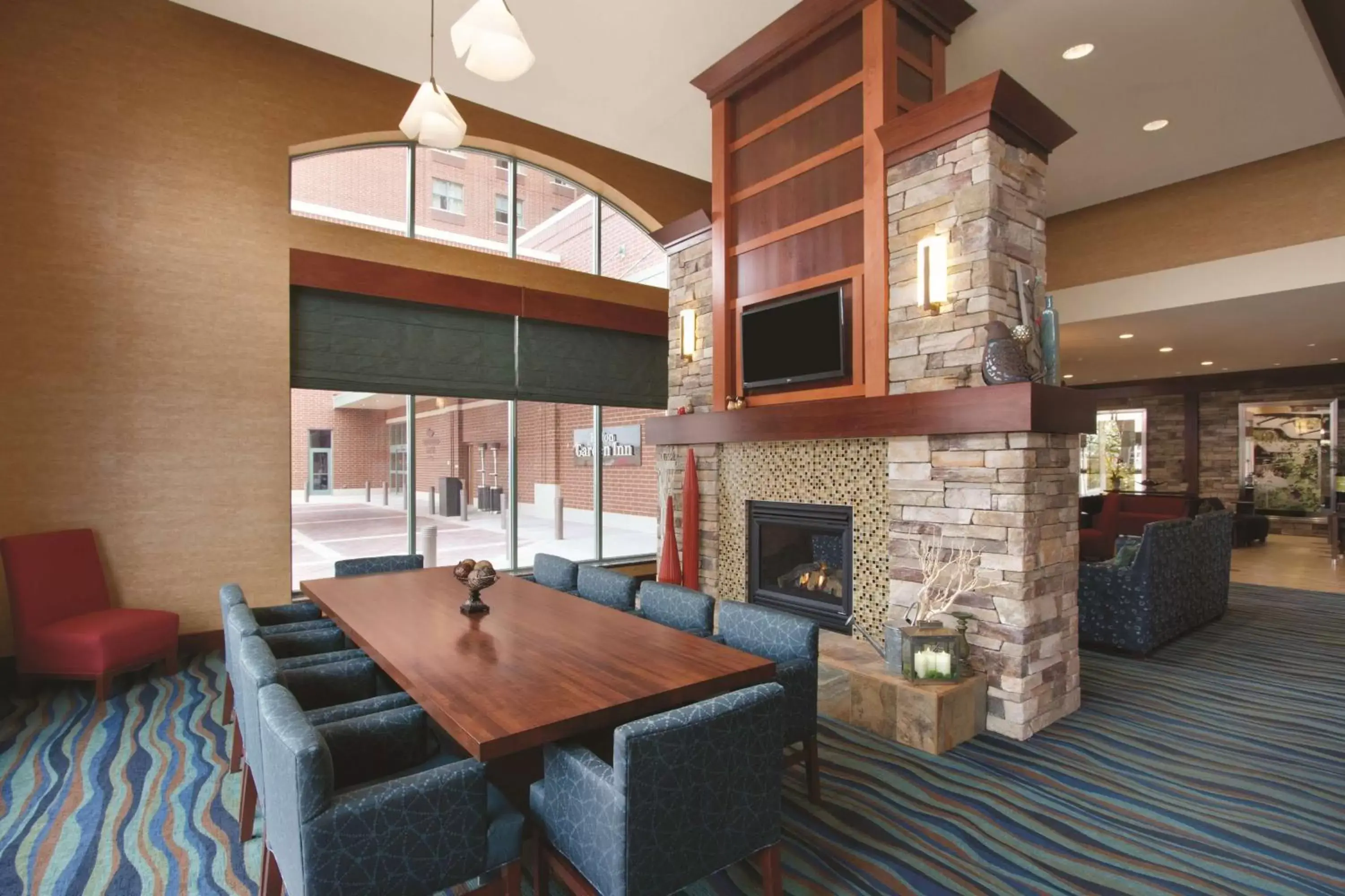 Lobby or reception, Restaurant/Places to Eat in Hilton Garden Inn Oklahoma City/Bricktown