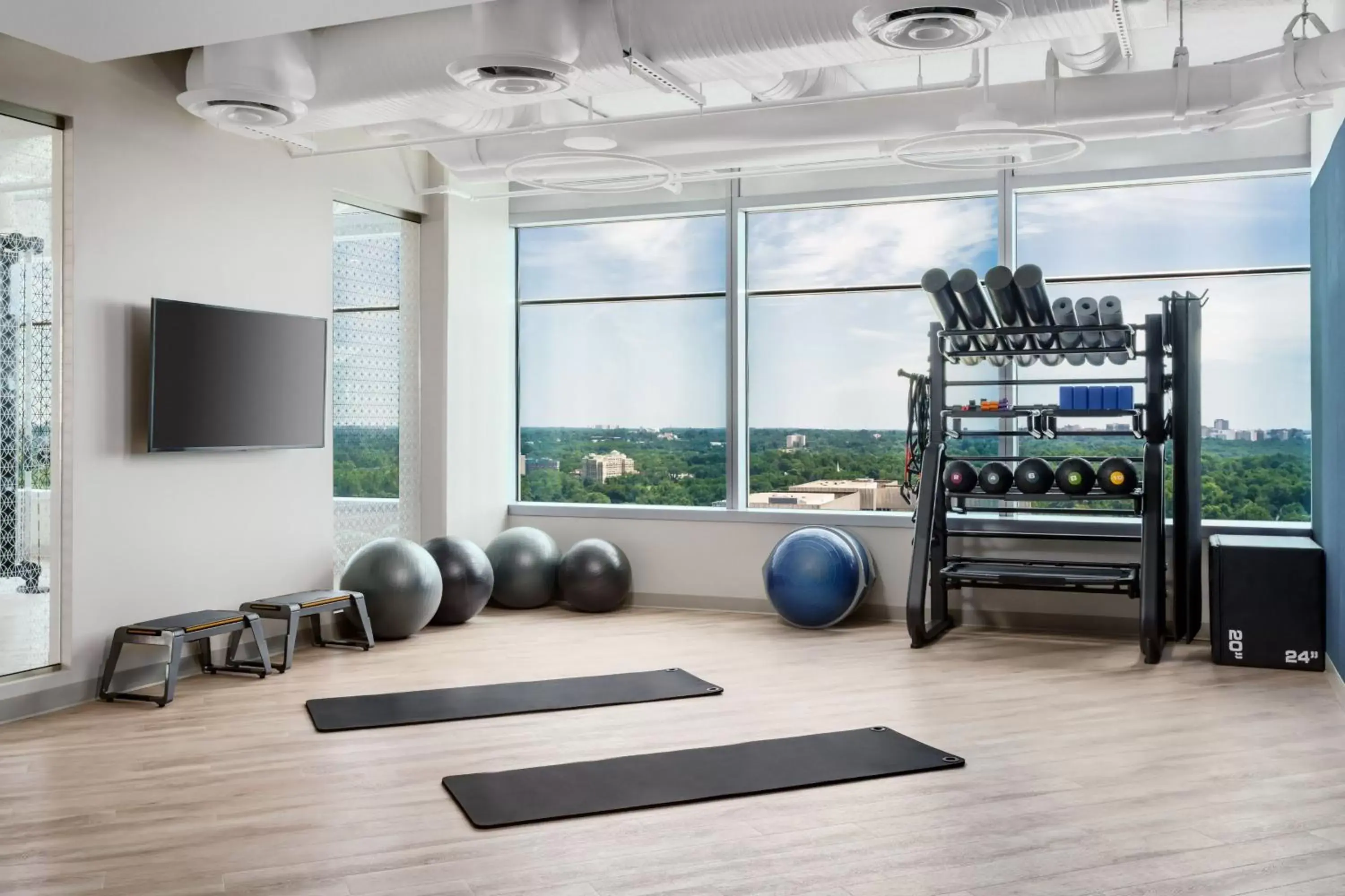 Fitness centre/facilities, Fitness Center/Facilities in AC Hotel by Marriott Bethesda Downtown