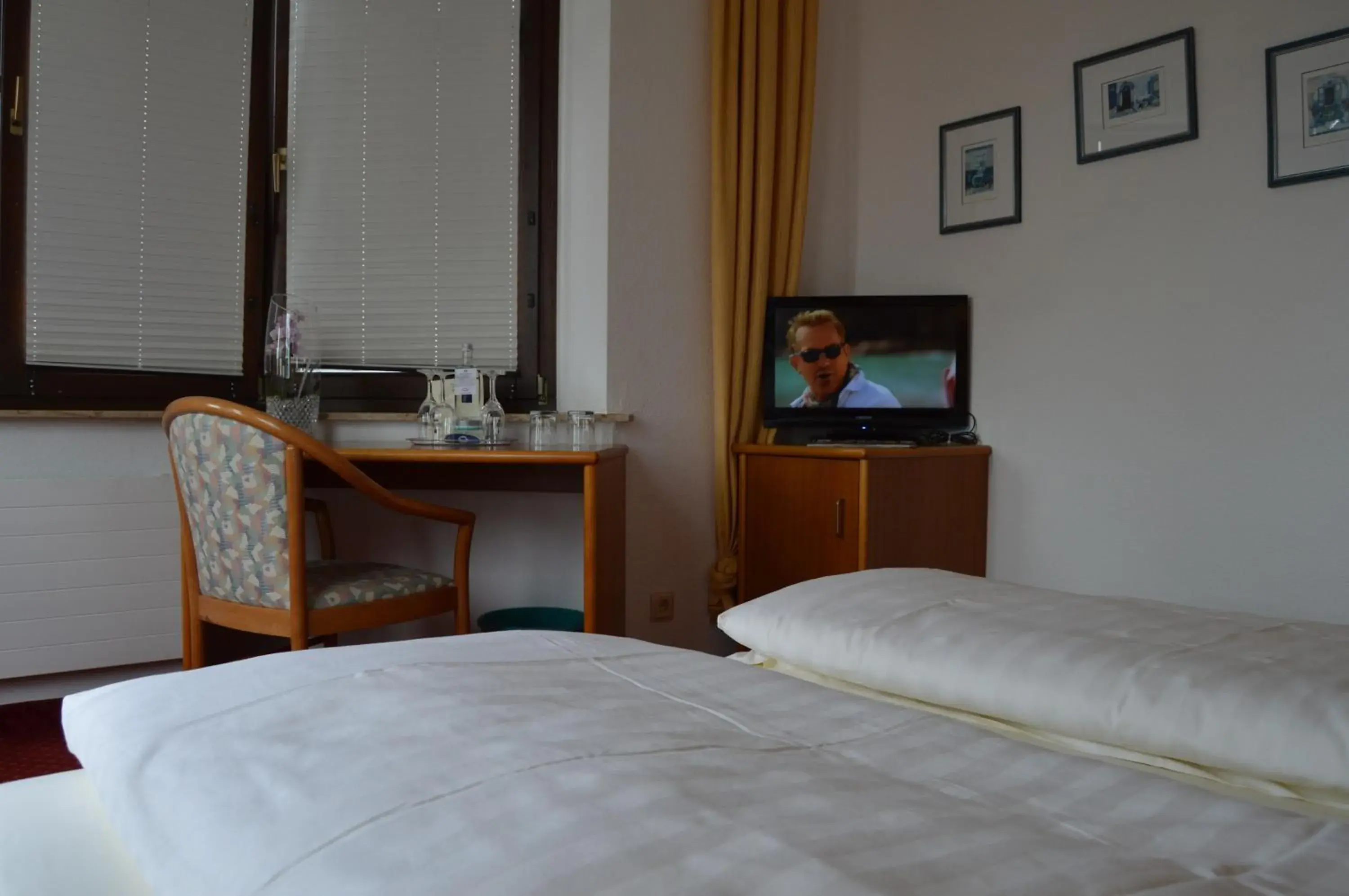 Decorative detail, Bed in Arkaden Hotel