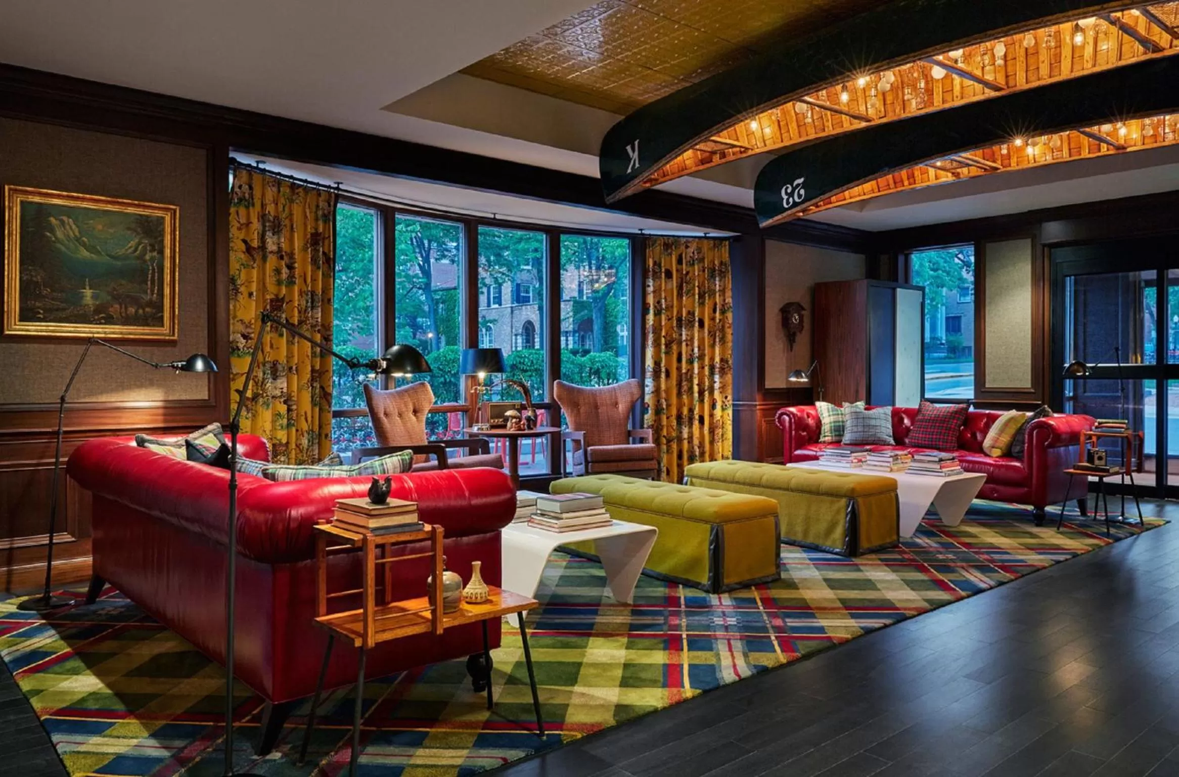 Seating area in Graduate by Hilton Madison