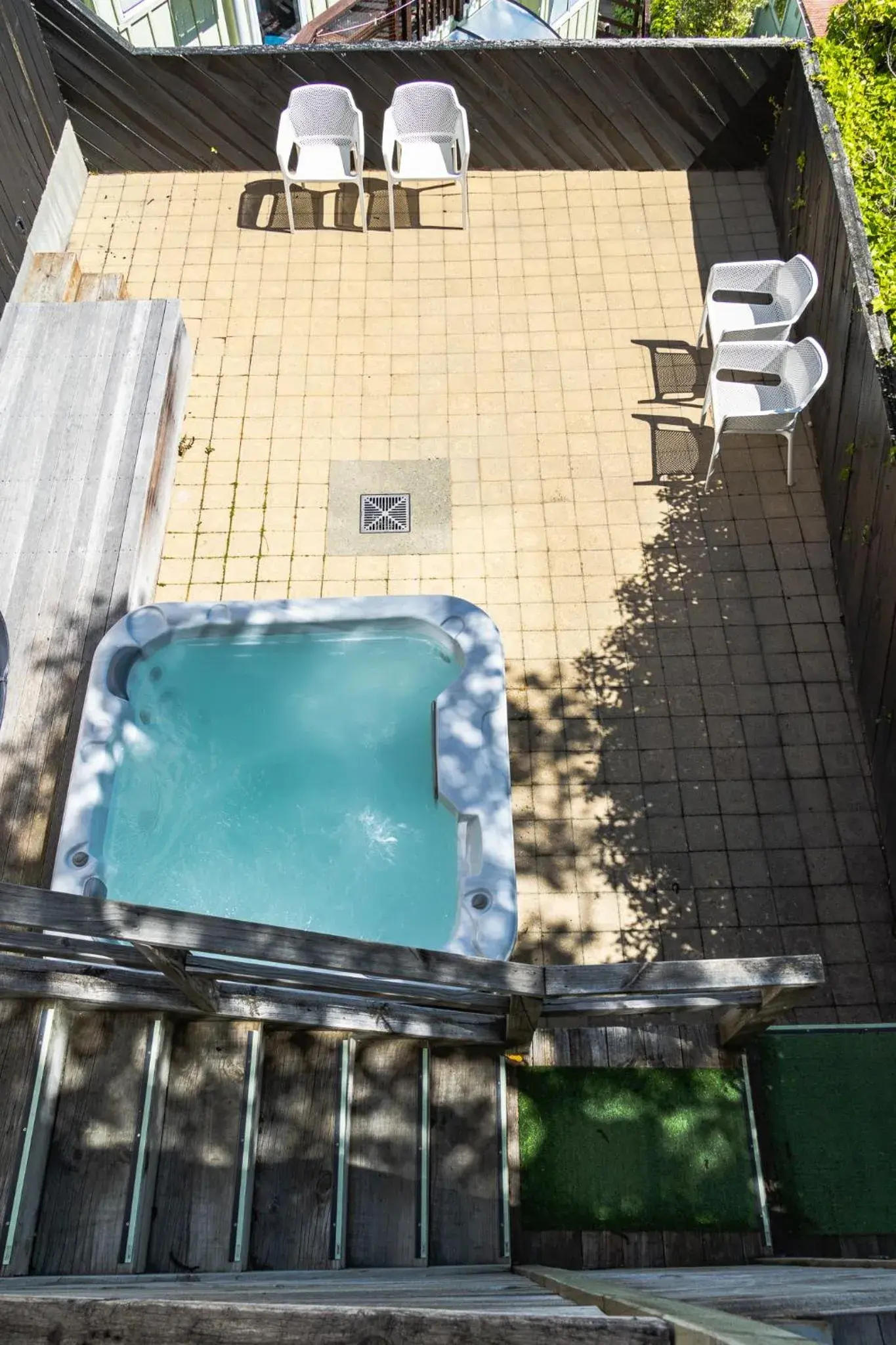 Hot Tub, Pool View in Turner Heights Townhouses