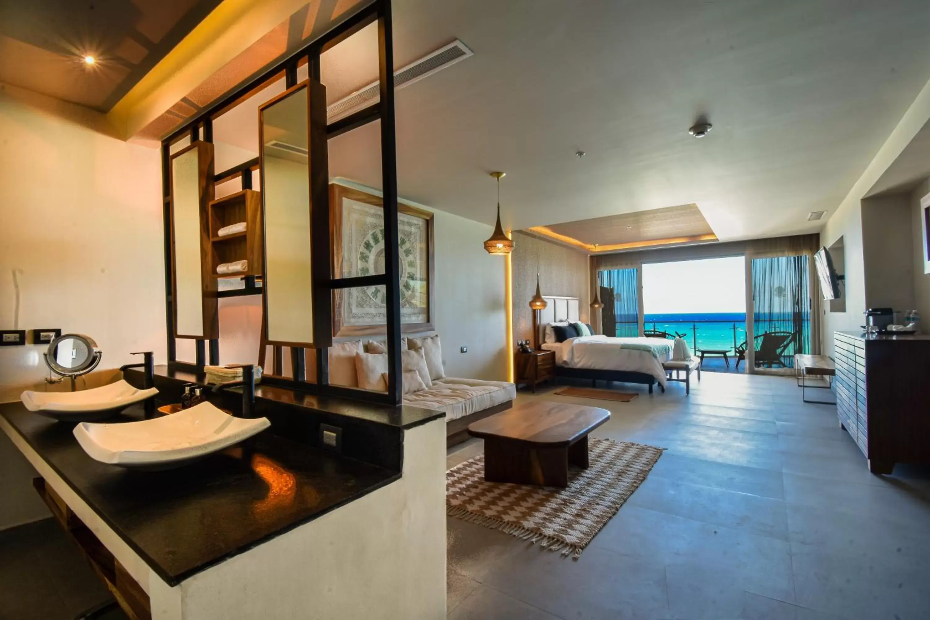 Bathroom, Seating Area in Mvngata Beach Hotel