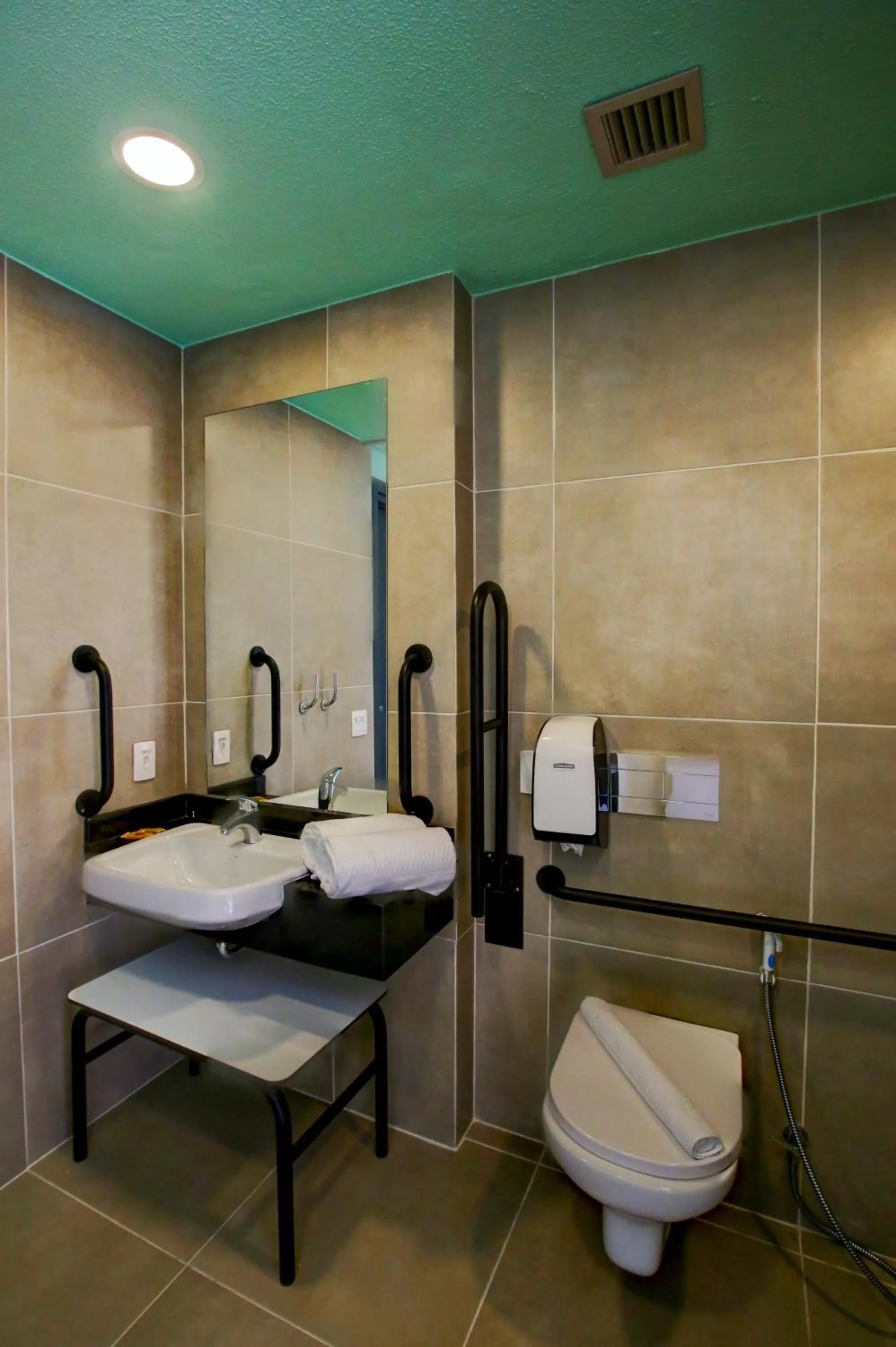 Bathroom in ibis budget Tambore