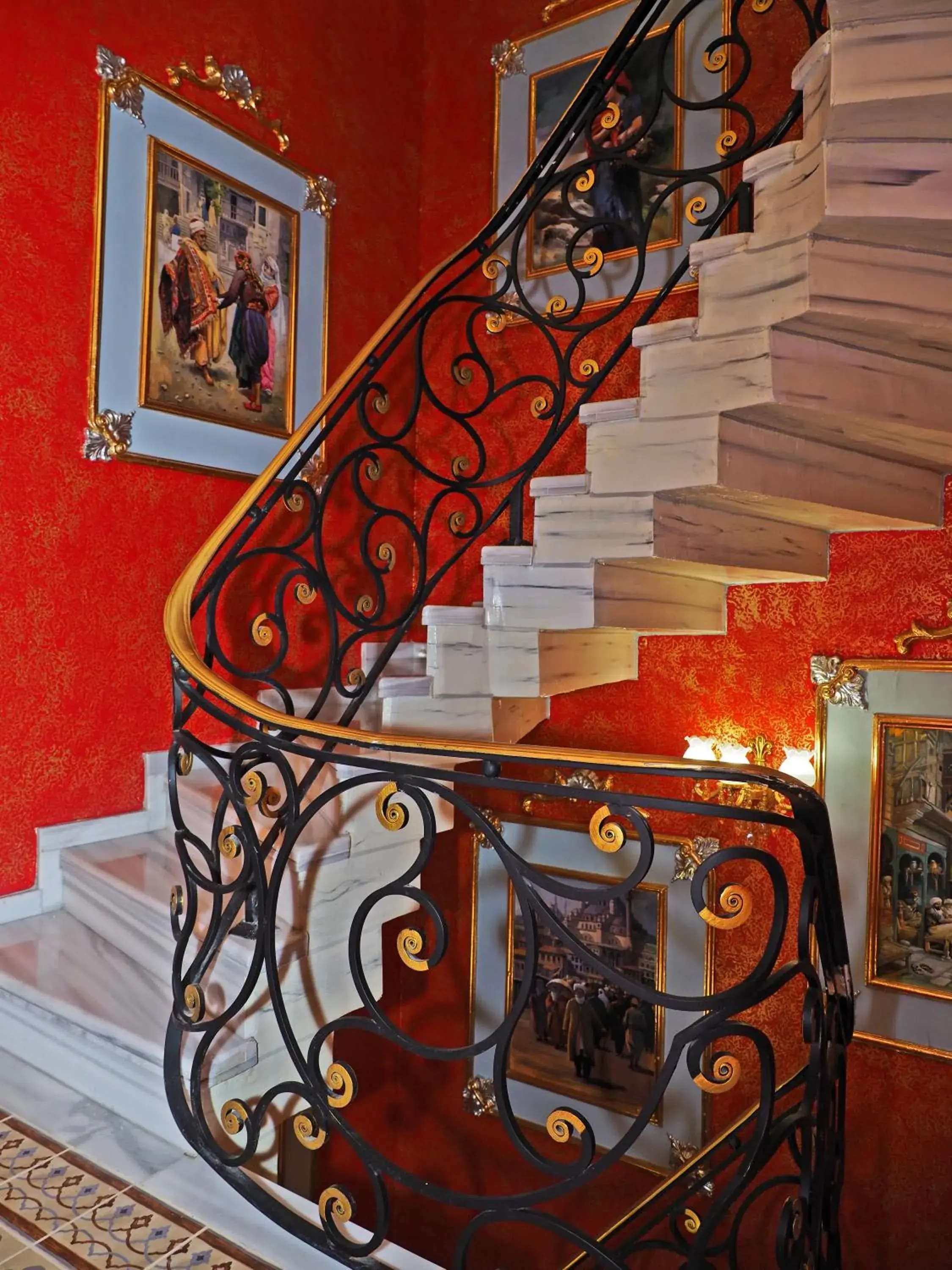 Decorative detail in Sirkeci Gar Hotel