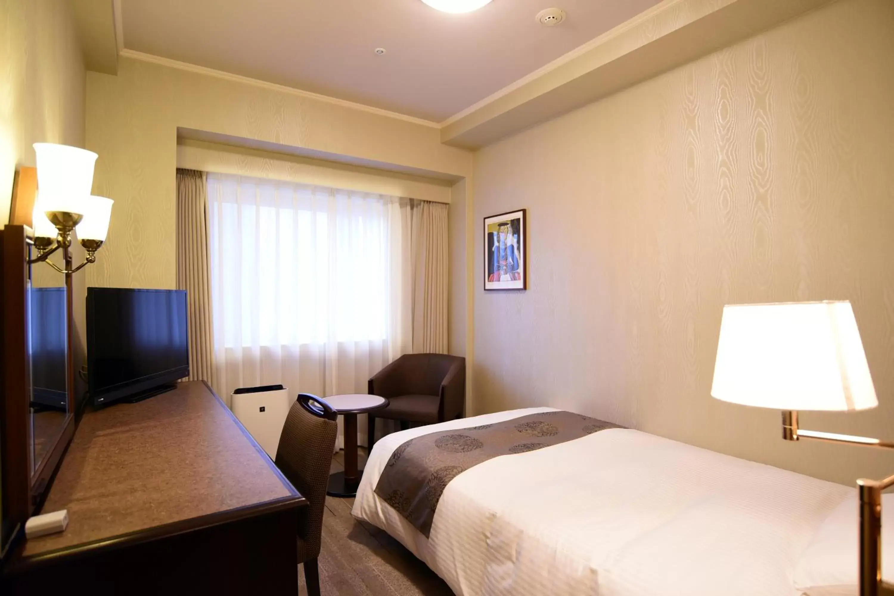 Photo of the whole room, Bed in Hotel Sankyo Fukushima