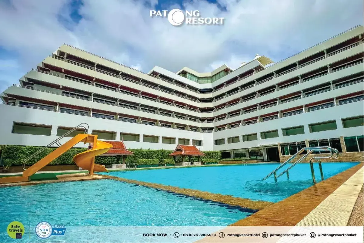 Property building, Swimming Pool in Patong Resort Hotel - SHA Extra Plus