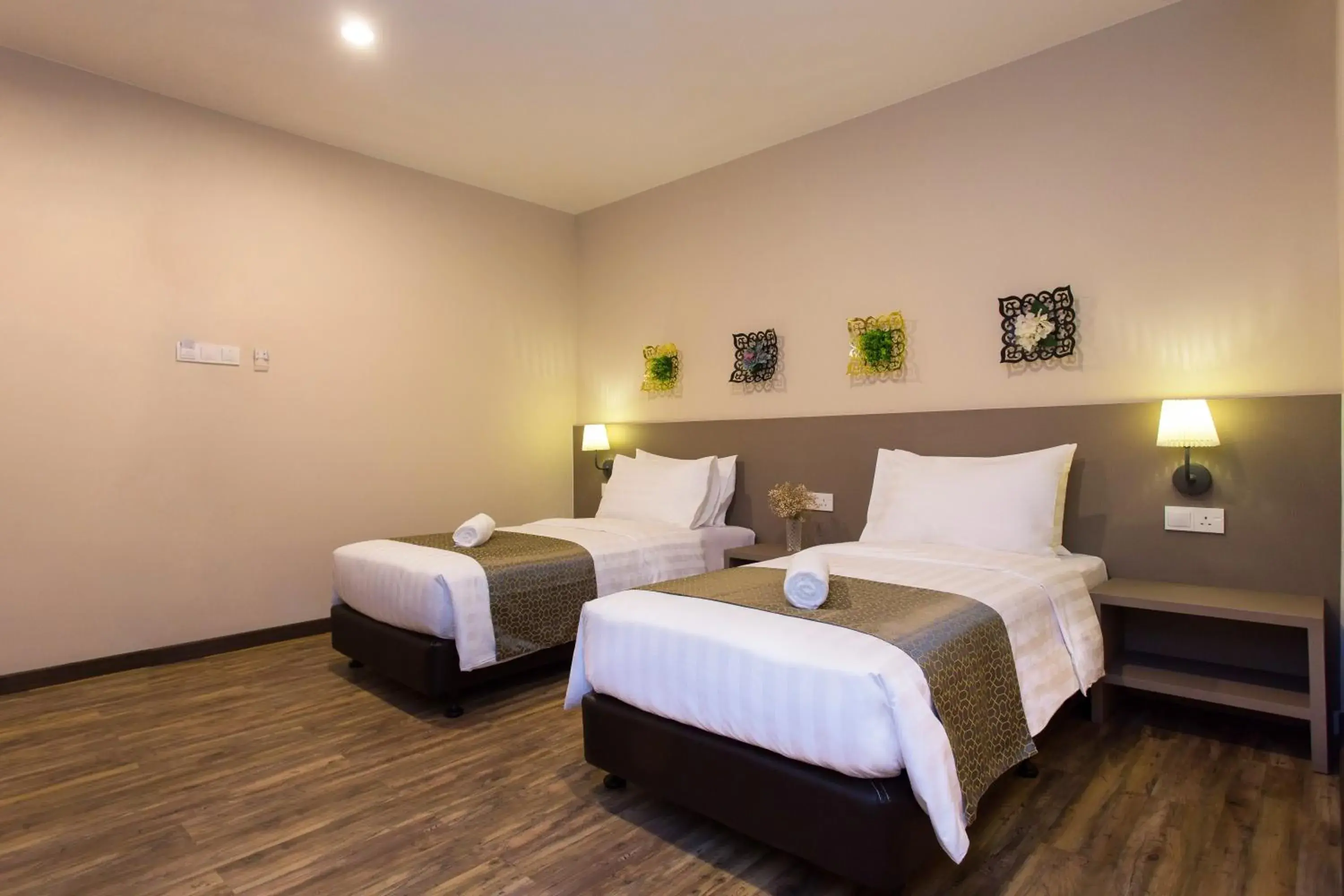 Bed in DK Hotel Bed in DK Hotel