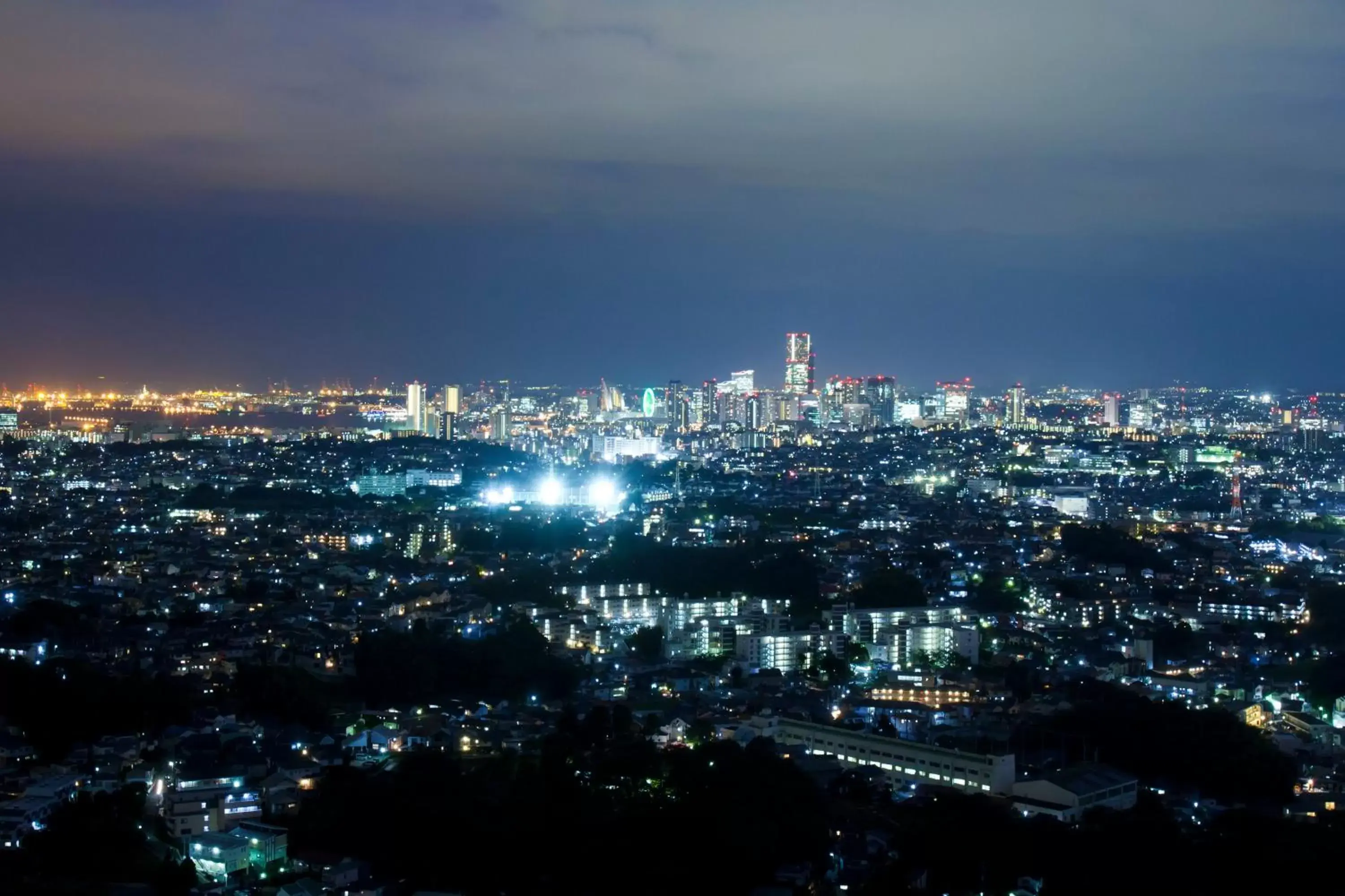 View (from property/room), Bird's-eye View in Shin Yokohama Prince Hotel