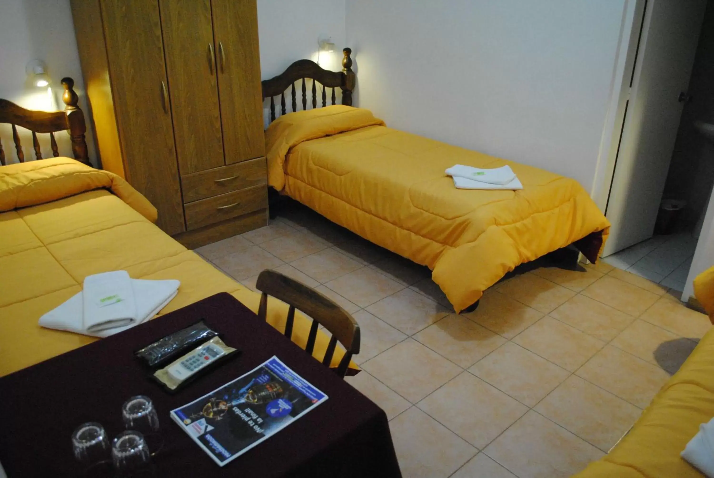 Bed in Hotel Romi