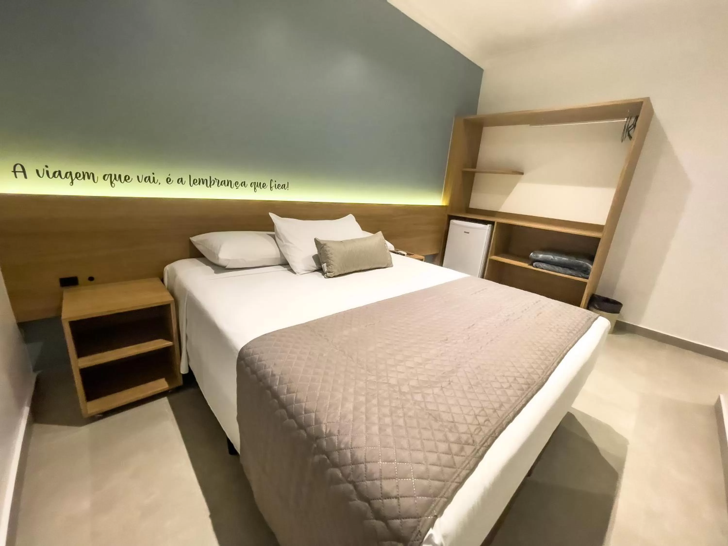 Bed in Hotel & Pousada Favareto