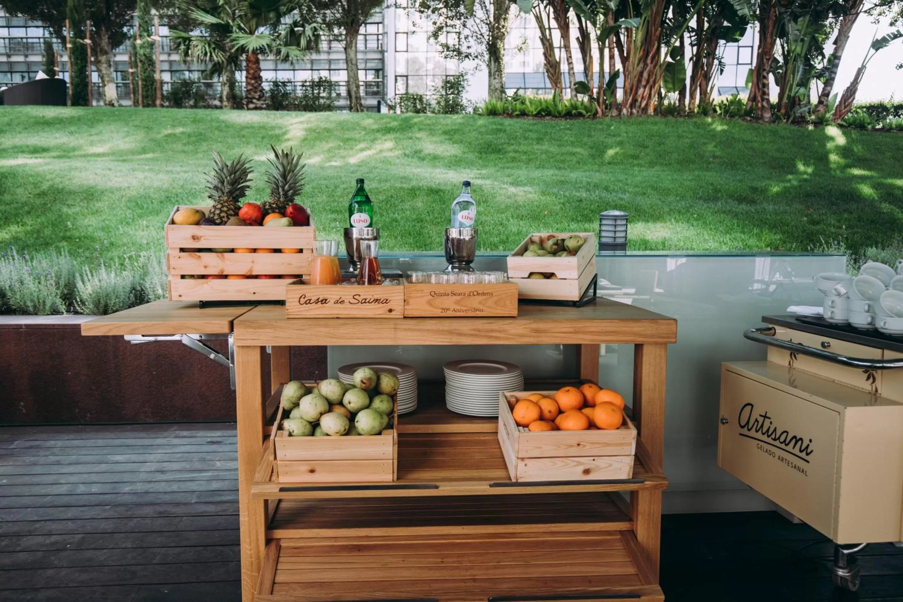 Patio in Corinthia Lisbon