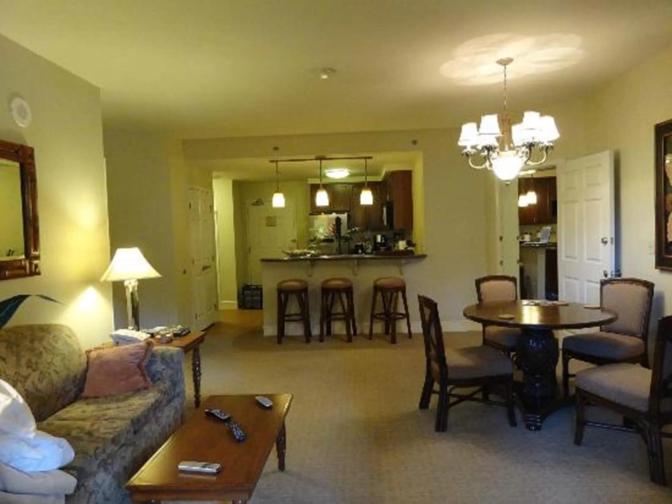 Living room in Suites at Tahiti Village Resort and Spa-No Resort Fee