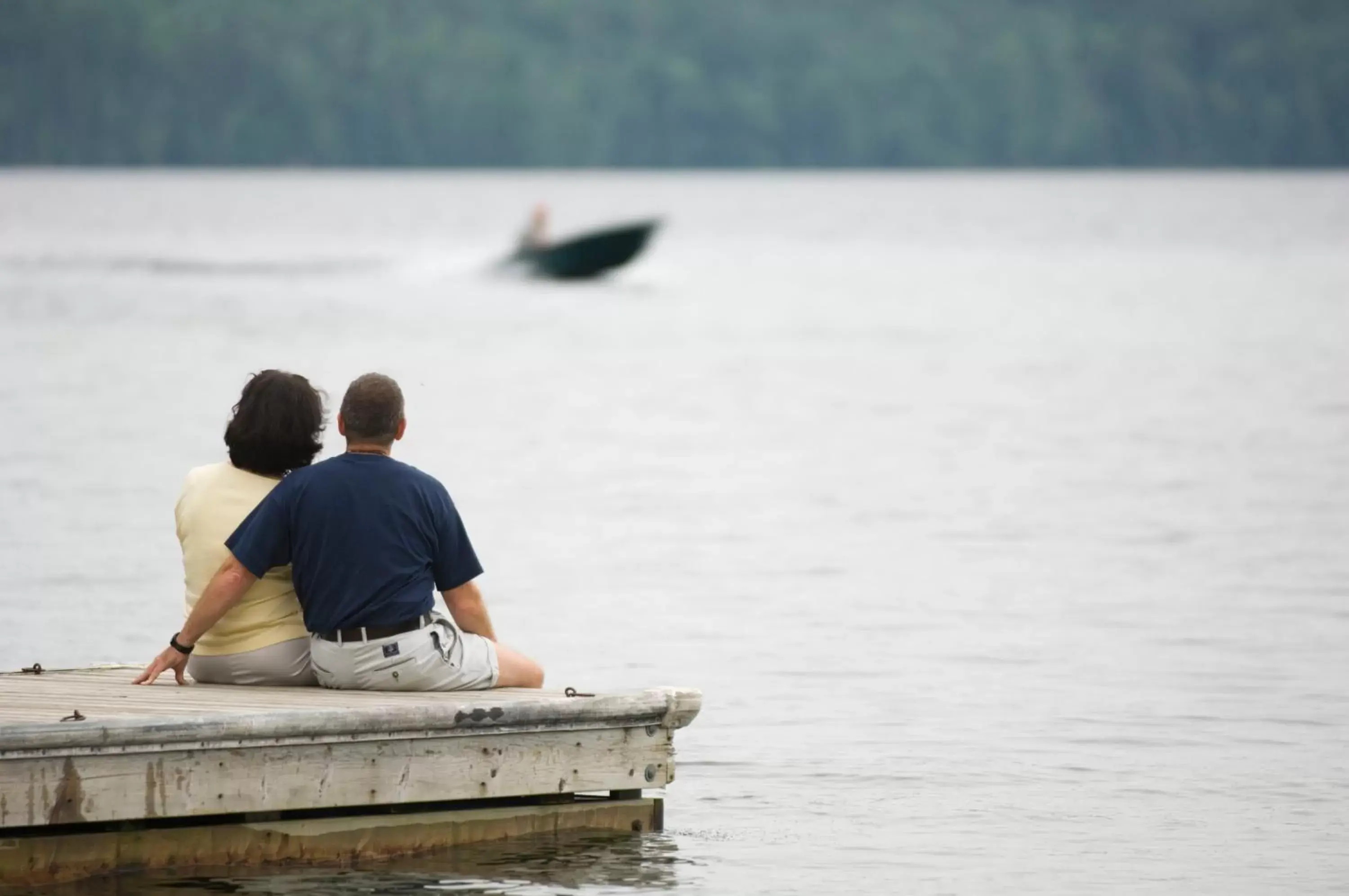 People in Auberge du Lac-à-l'Eau-Claire