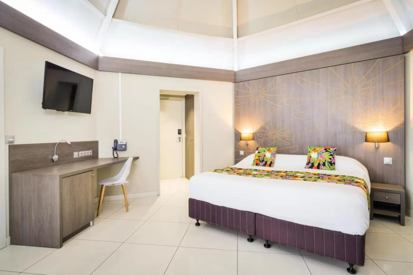 Bed in Hotel Koulnoue Village