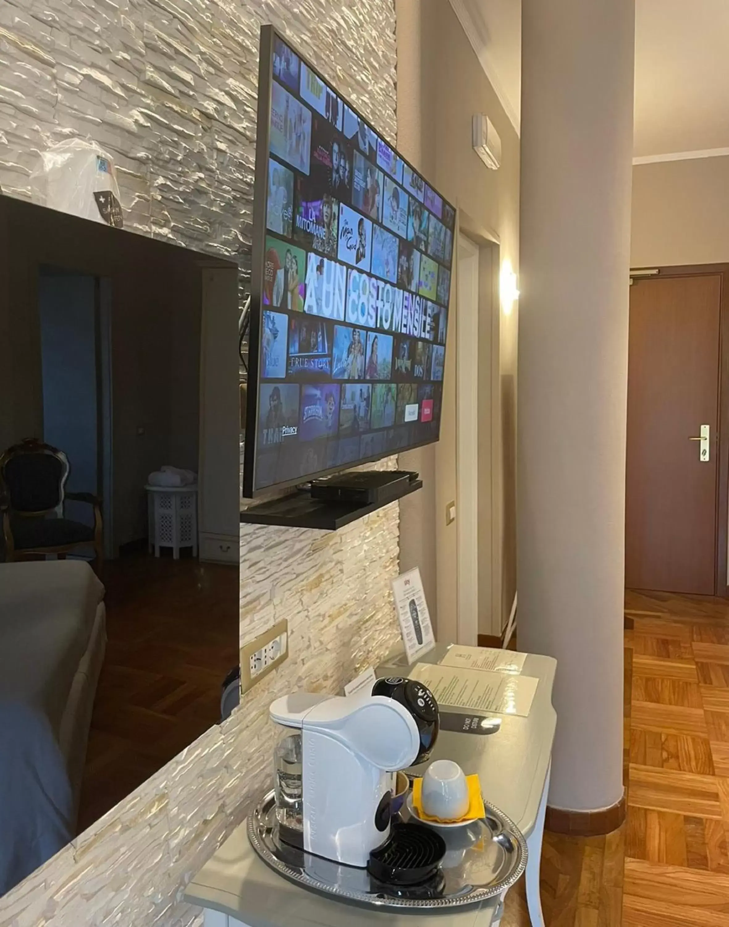 TV/Entertainment Center in Hotel Palladium