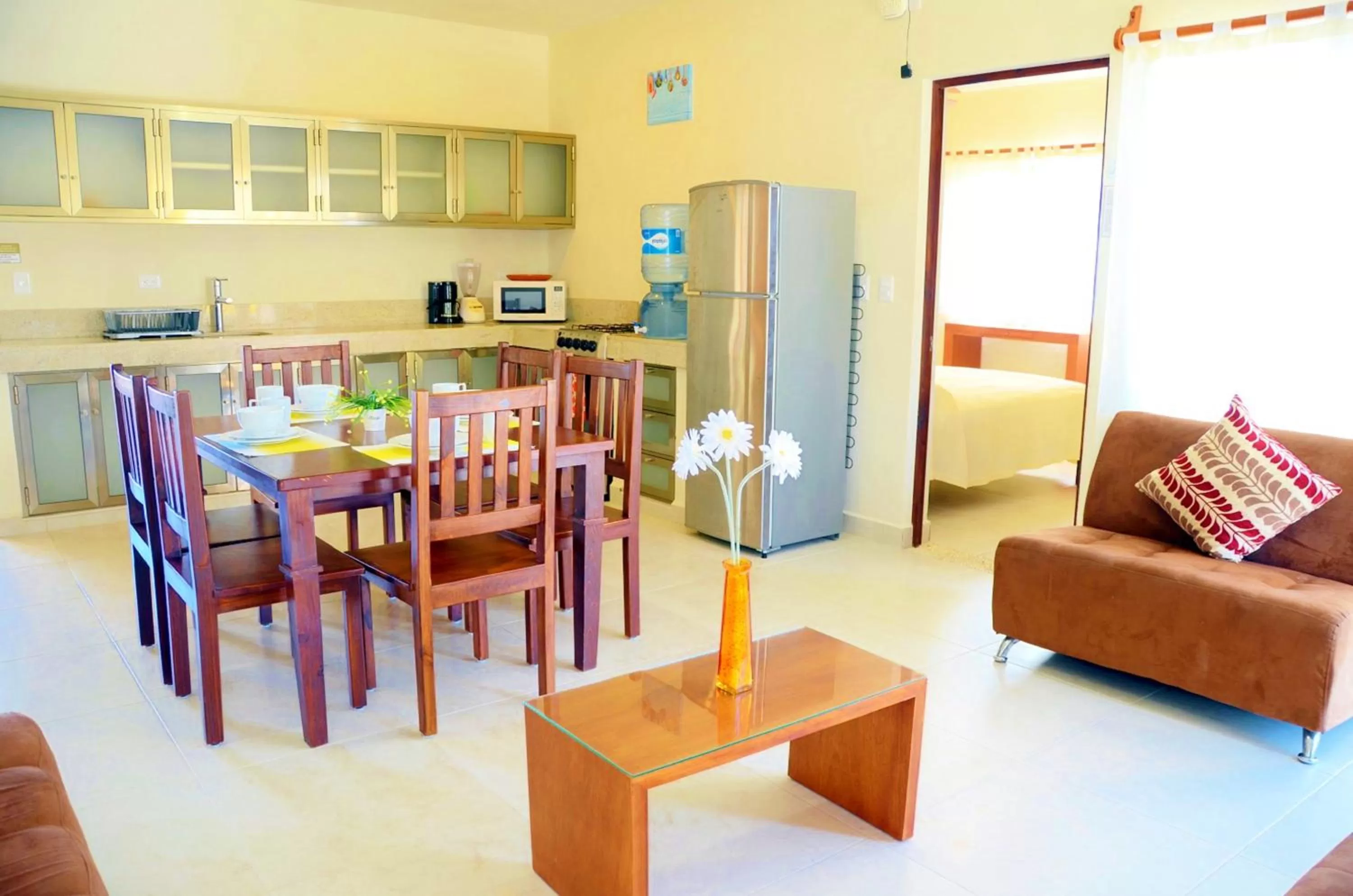 Kitchen or kitchenette in Arrecifes Suites