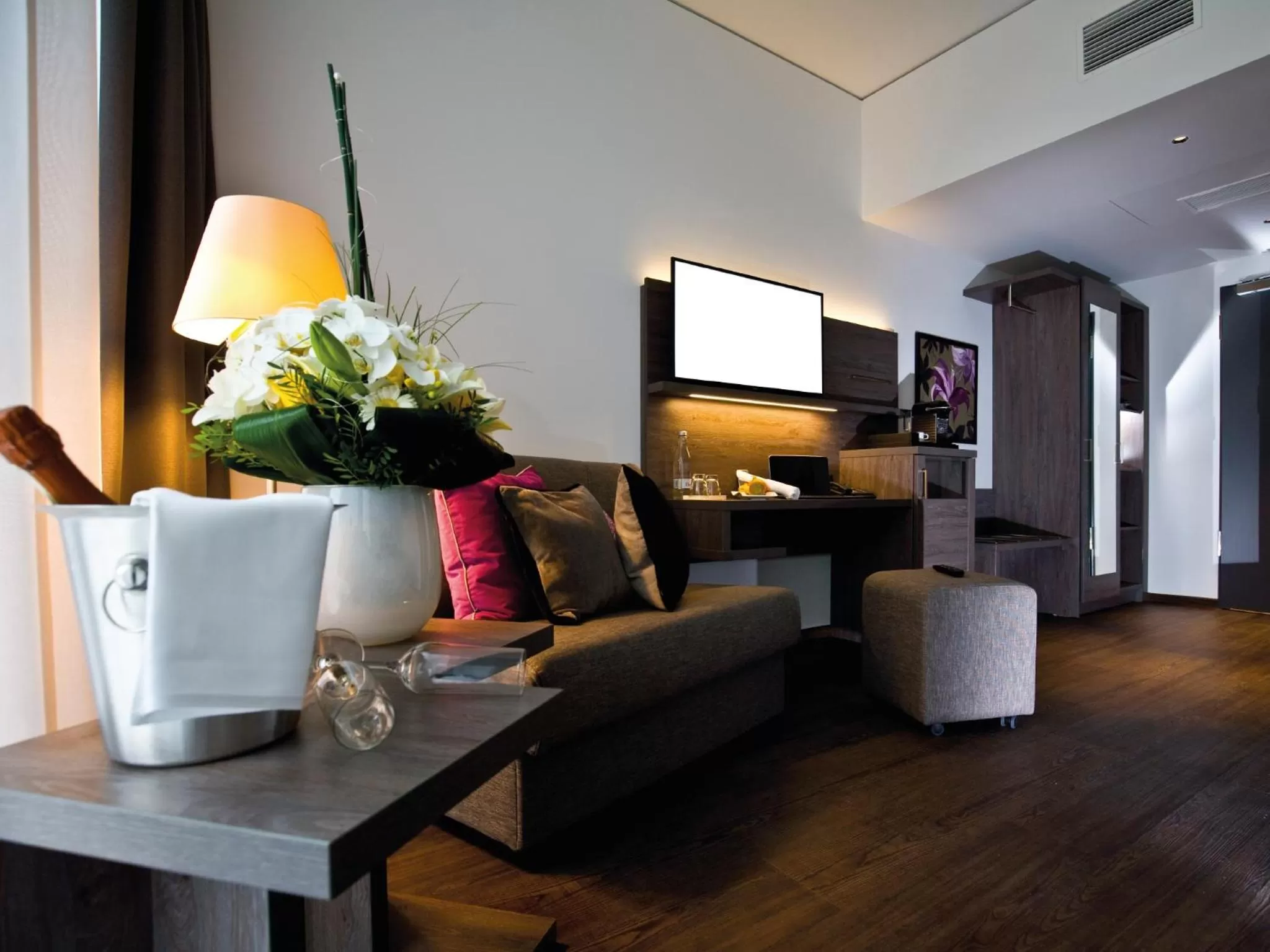 Bed in Hotel Eislinger Tor