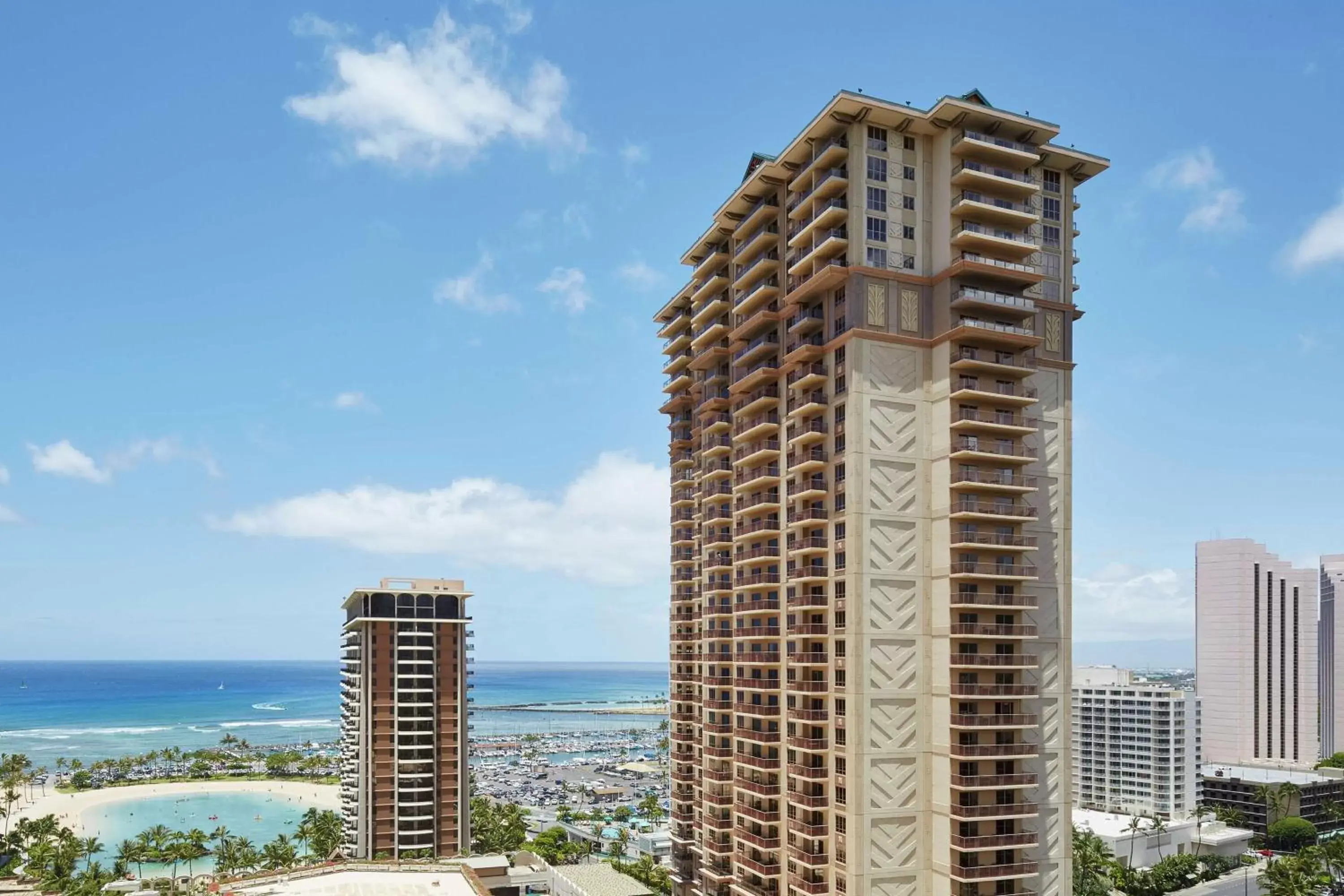 Property building in Hilton Grand Vacations Club Grand Waikikian Honolulu