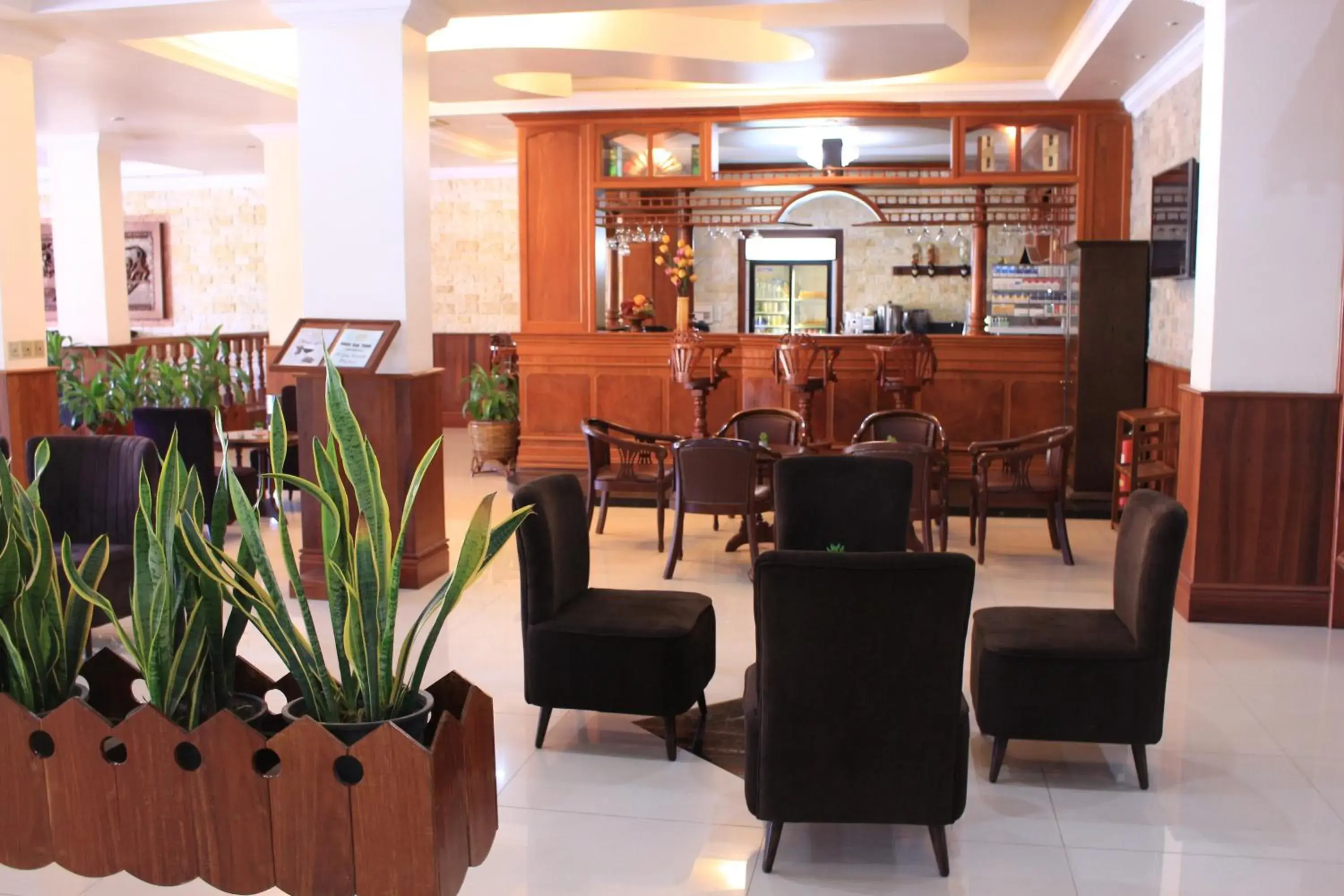 Lobby or reception, Lounge/Bar in City Angkor Hotel