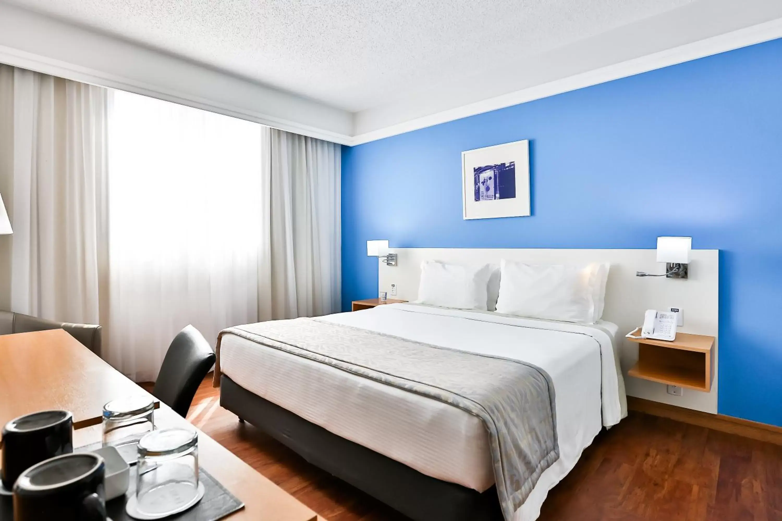 Bed in Slaviero São Paulo Downtown Bed in Slaviero São Paulo Downtown