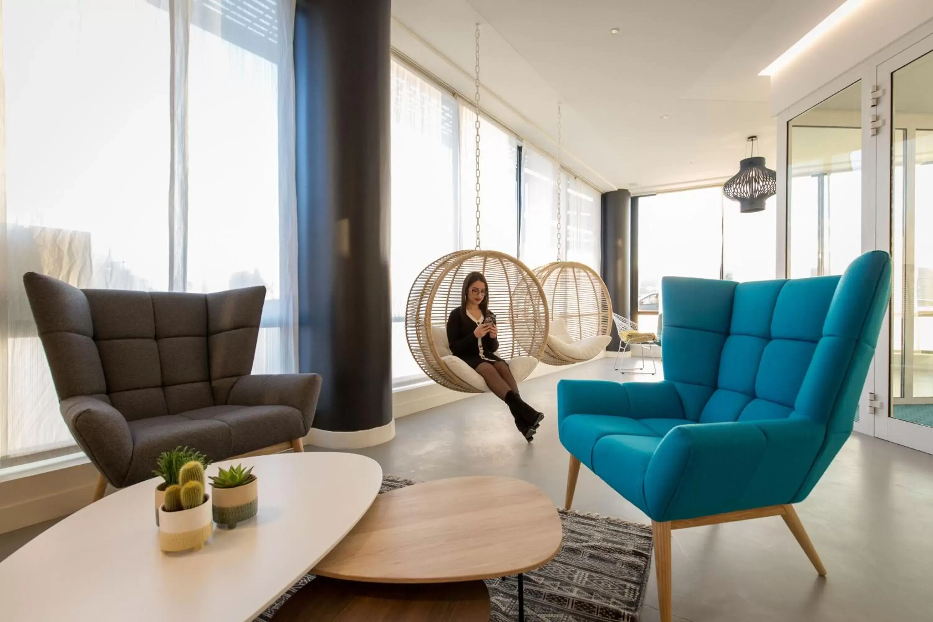 Lobby or reception, Seating Area in ibis Lyon Sud Vienne Saint-Louis