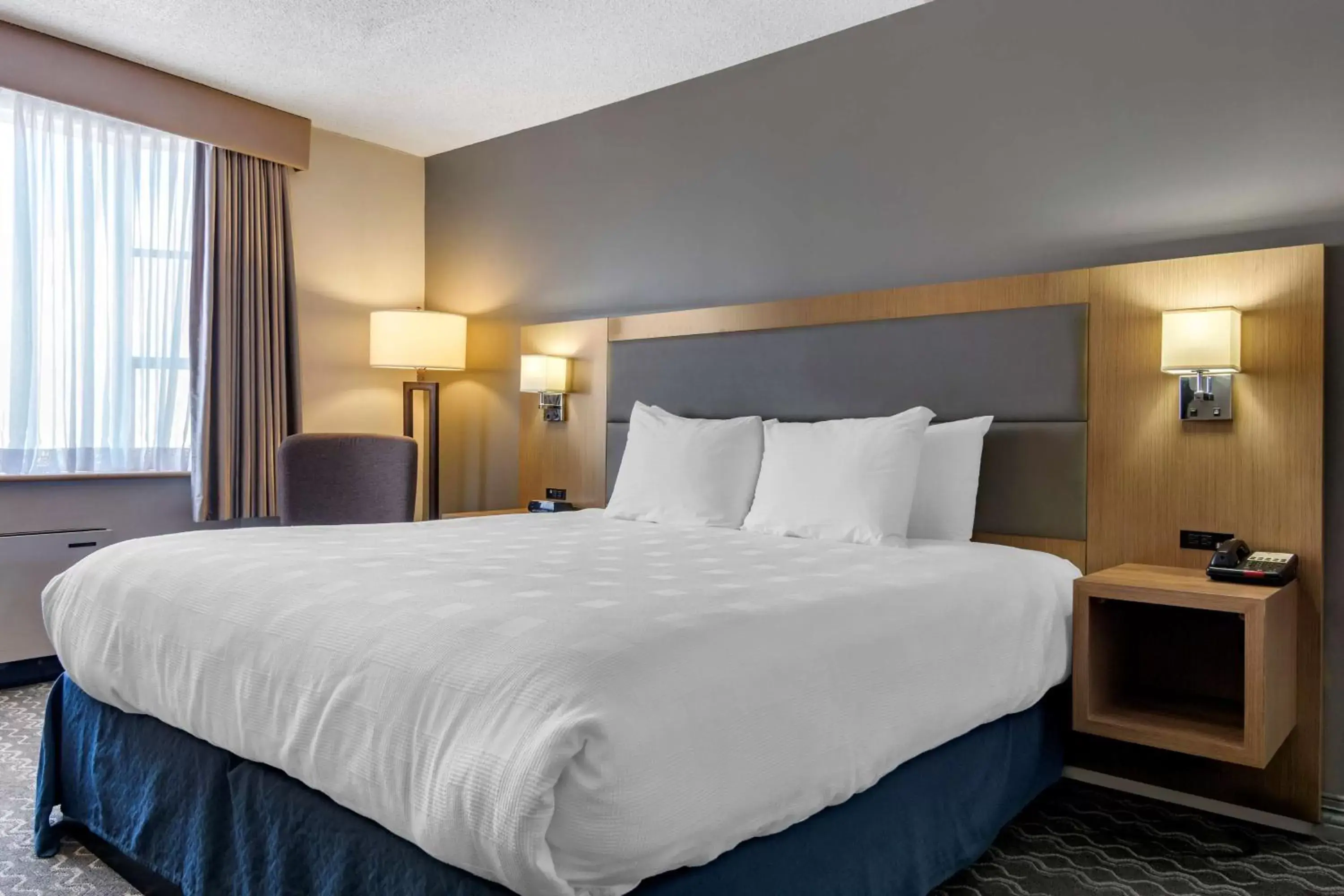 Bedroom, Bed in Best Western Plus Vancouver Airport Hotel Bedroom, Bed in Best Western Plus Vancouver Airport Hotel
