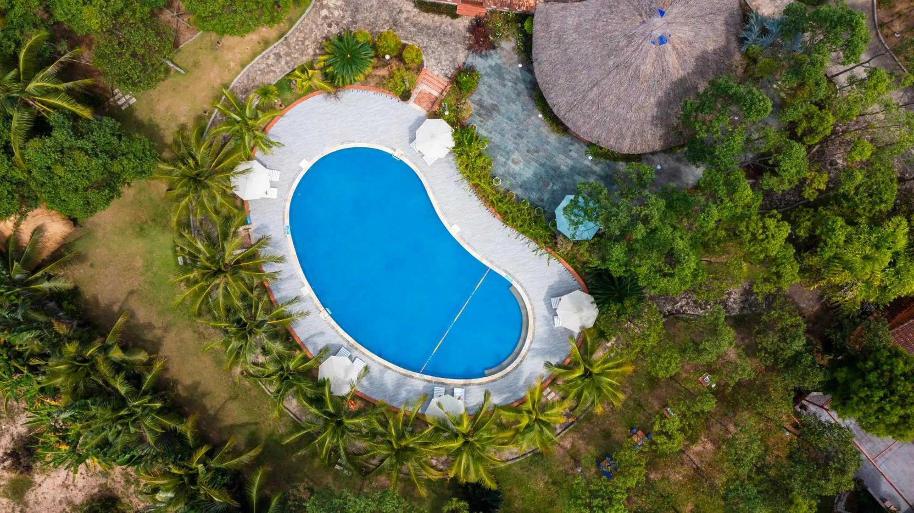 Swimming pool, Pool View in The Garden House Phu Quoc Resort