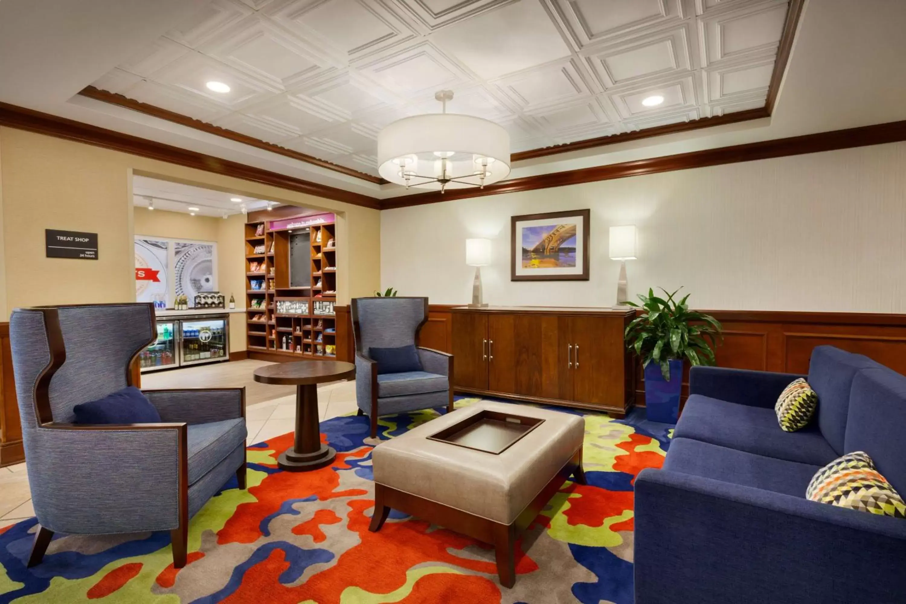 Lobby or reception, Seating Area in Hampton Inn Columbia-Downtown Historic District