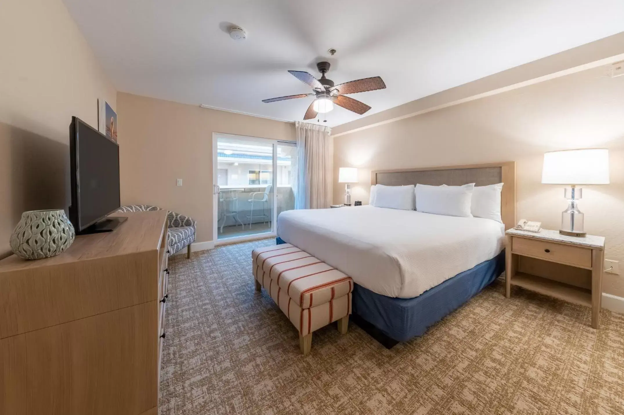 Bedroom, Bed in Southern California Beach Club Bedroom, Bed in Southern California Beach Club