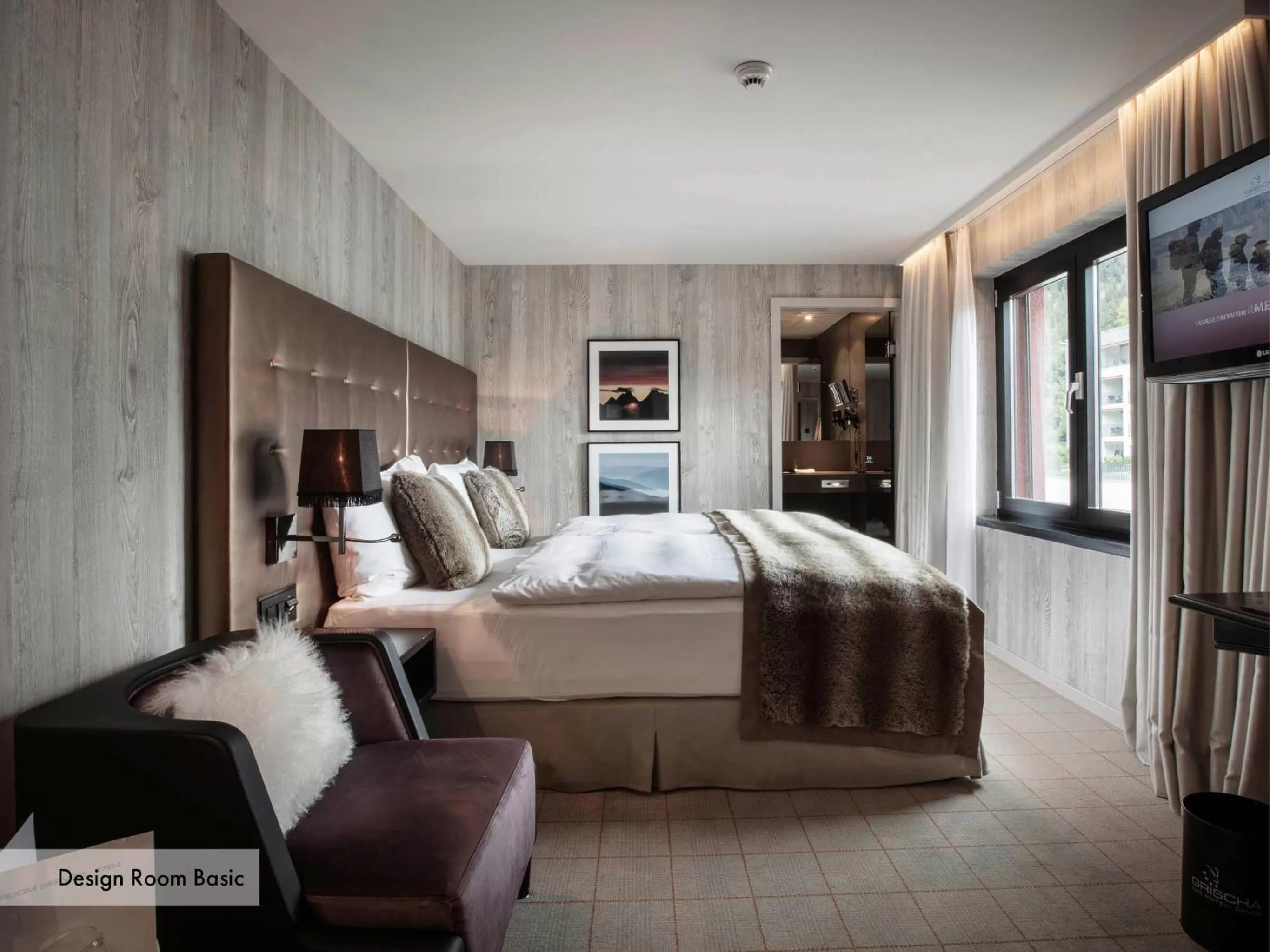 Bed in Grischa - Das Hotel Davos