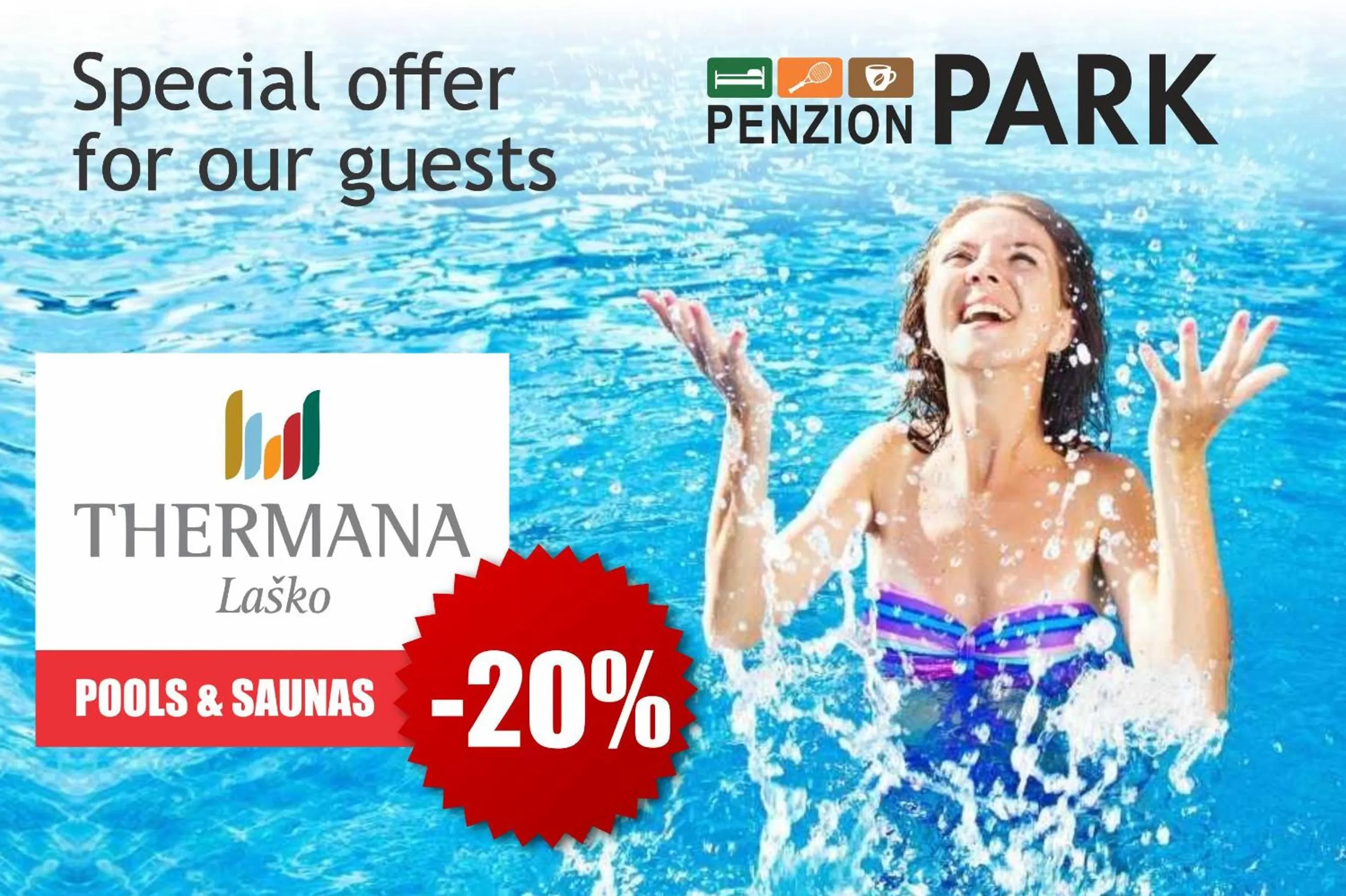 Aqua park in Penzion Park