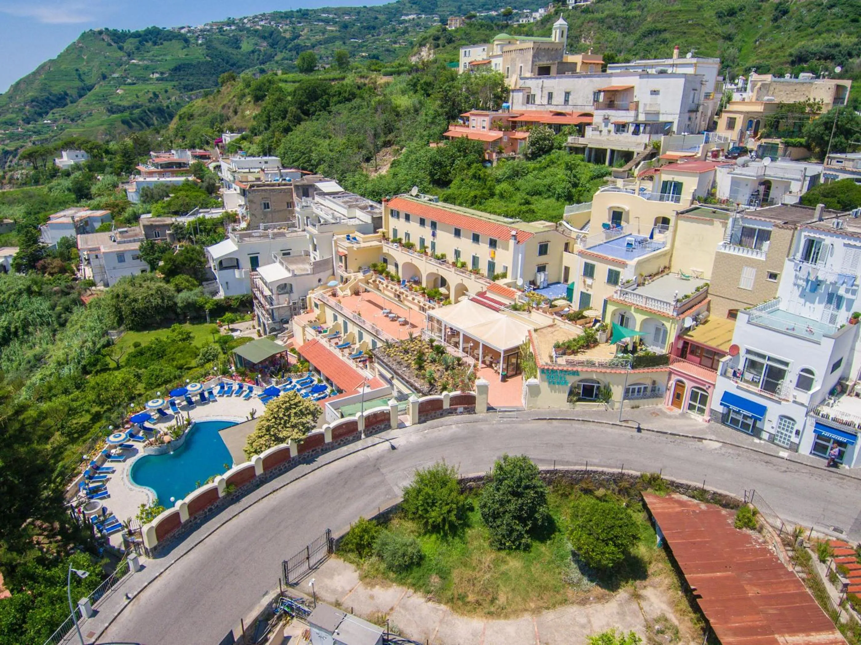 Bird's eye view in Hotel Terme Saint Raphael
