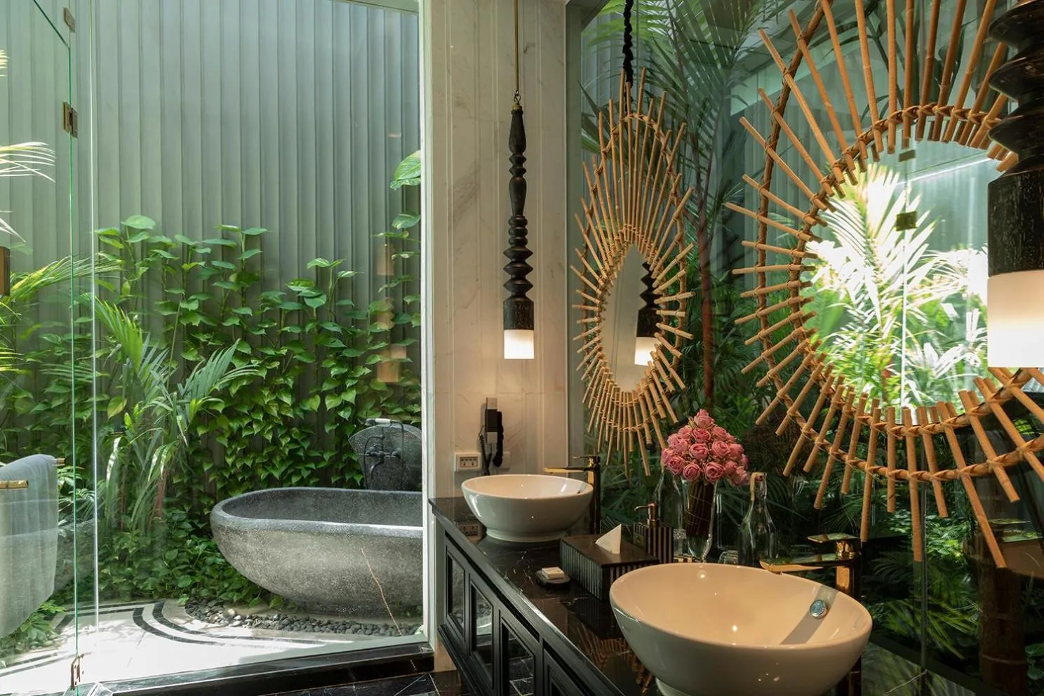 Bathroom in Bensley Collection Pool Villas - Shinta Mani Angkor