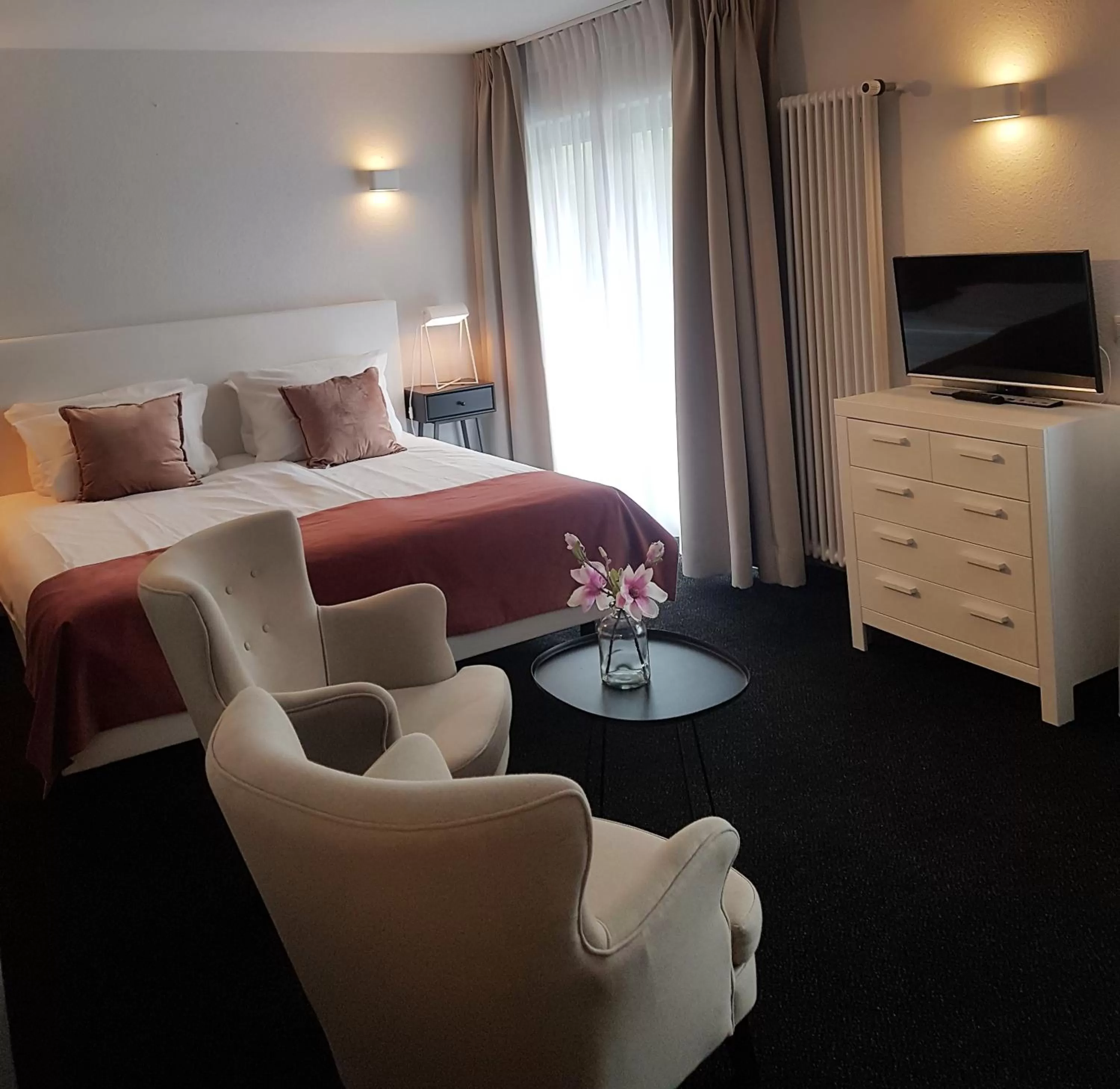 Bed in Hotel Herrloh