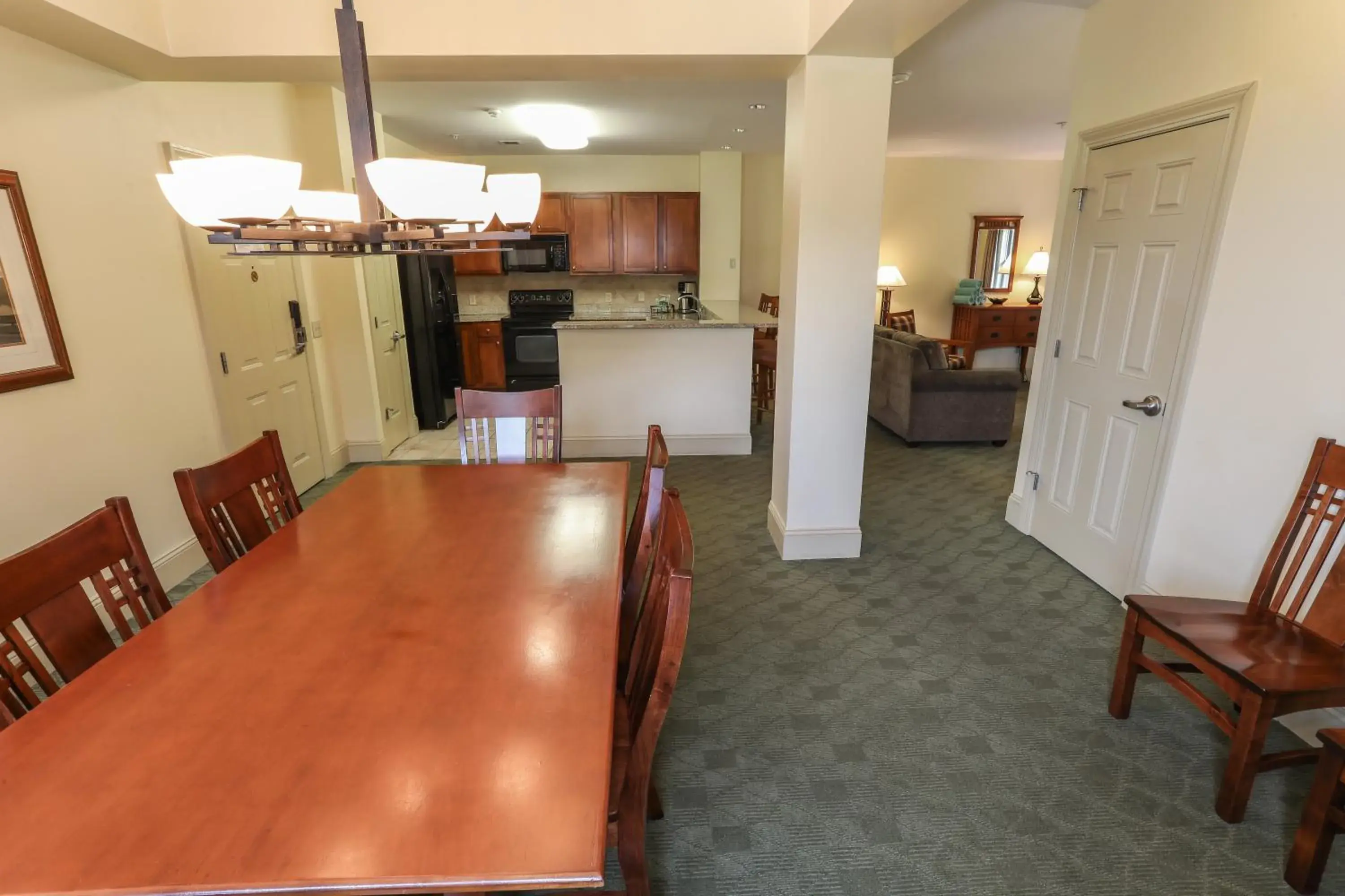 Kitchen or kitchenette, Dining Area in Kaatskill Mountain Club and Condos by Hunter Mountain