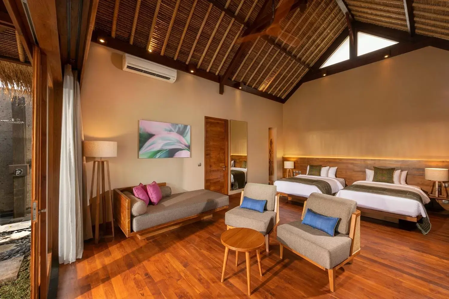 Bed in Fivelements Retreat Bali