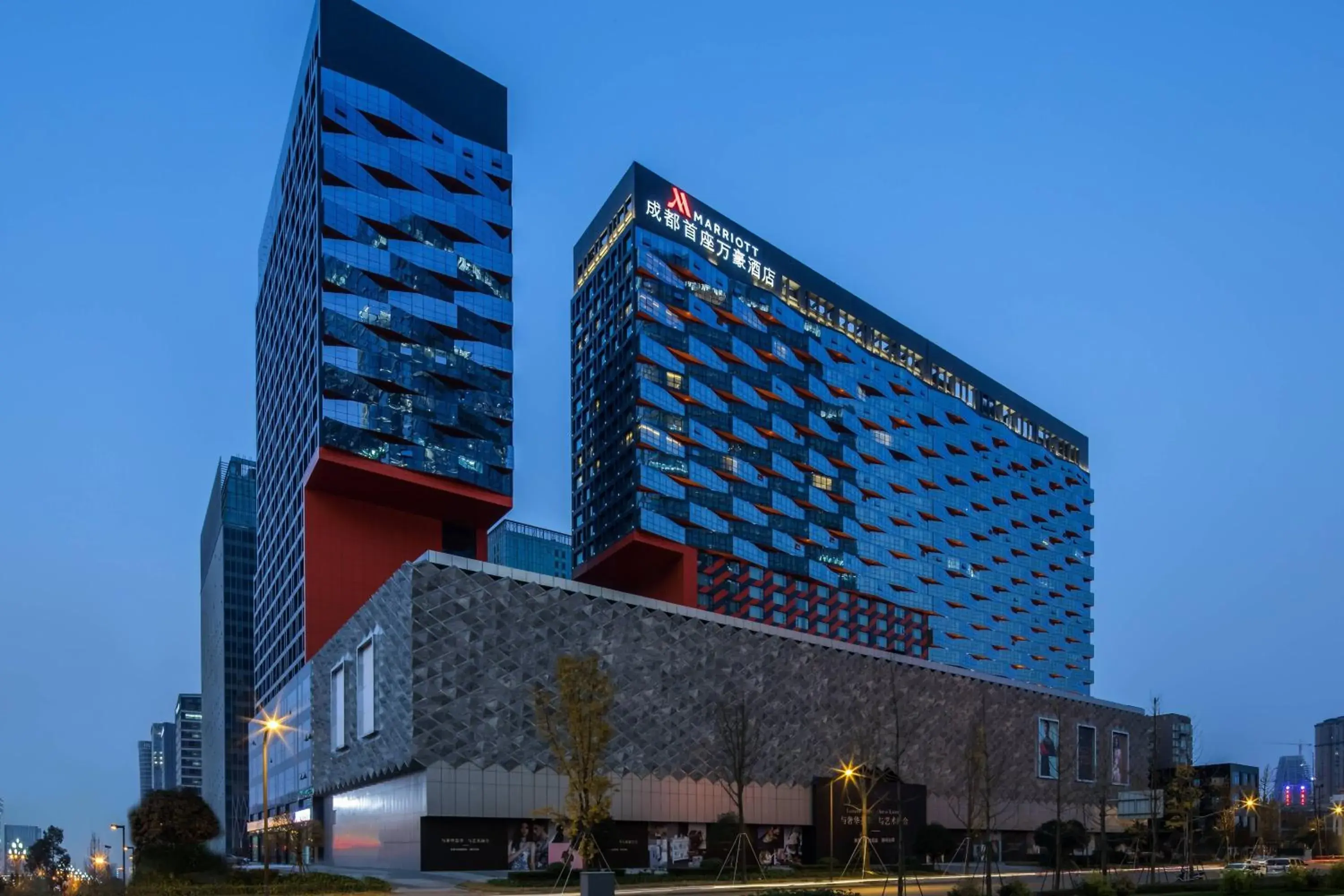 Property Building in Chengdu Marriott Hotel Financial Centre